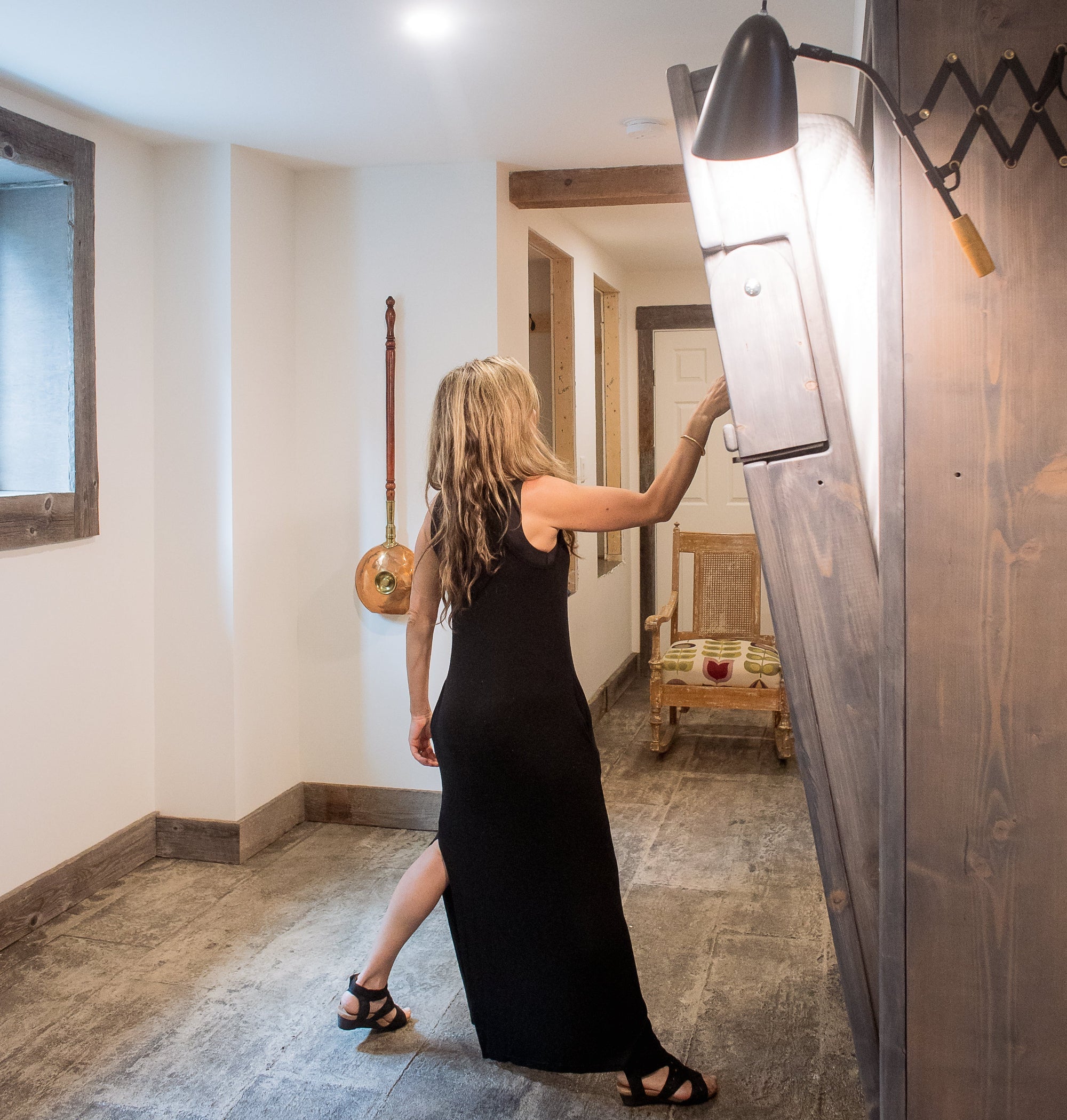 Double Murphy Bed - Charcoal - Kootenay Murphy Beds