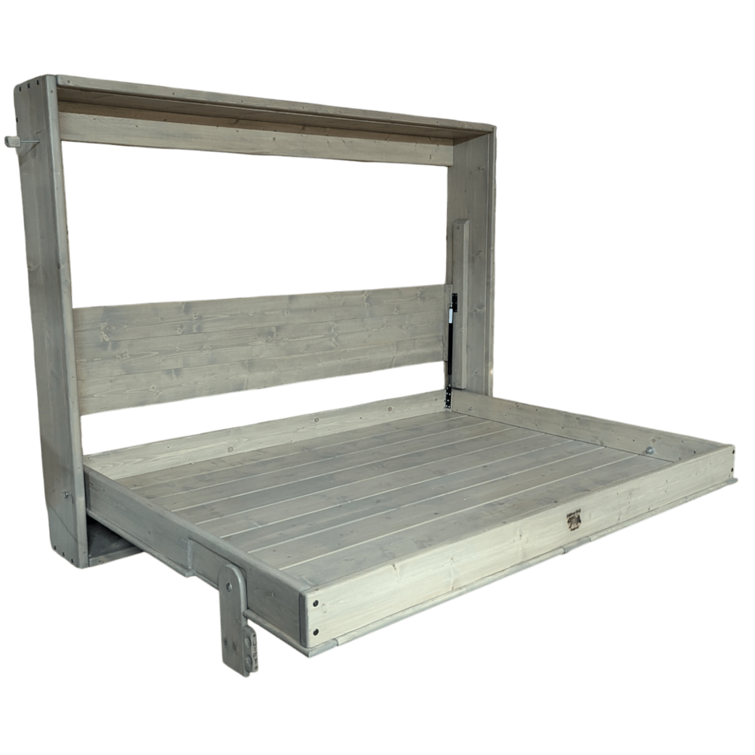 Horizontal Murphy Bed - Sandstone Green - Kootenay Murphy Beds