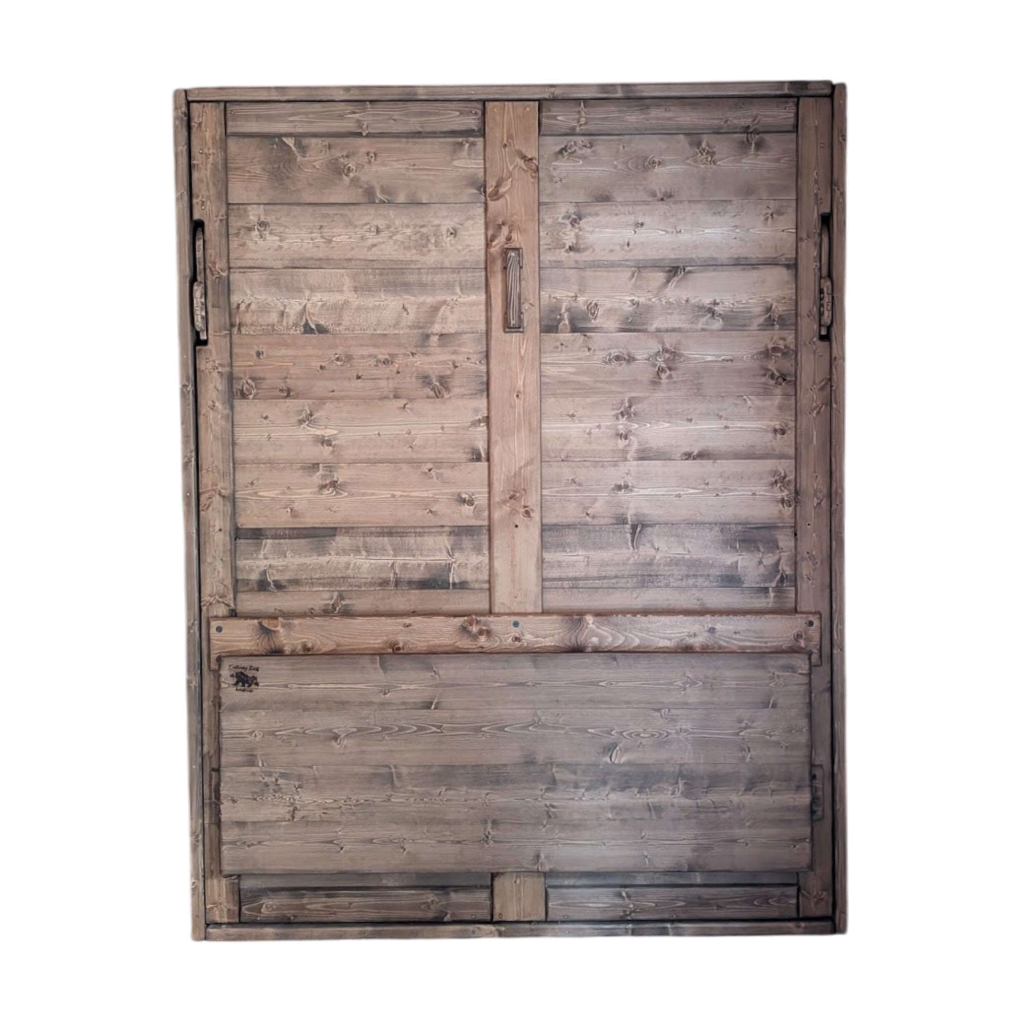 Murphy Bed With Desk - Walnut - Kootenay Murphy Beds