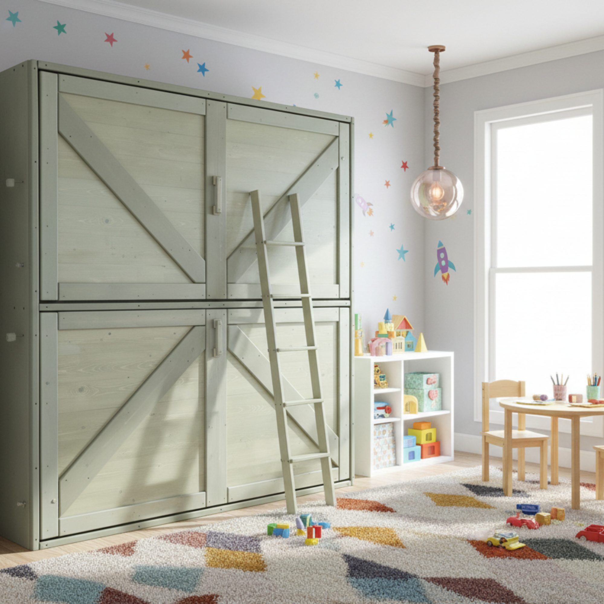 Murphy Bunks - Green Olive