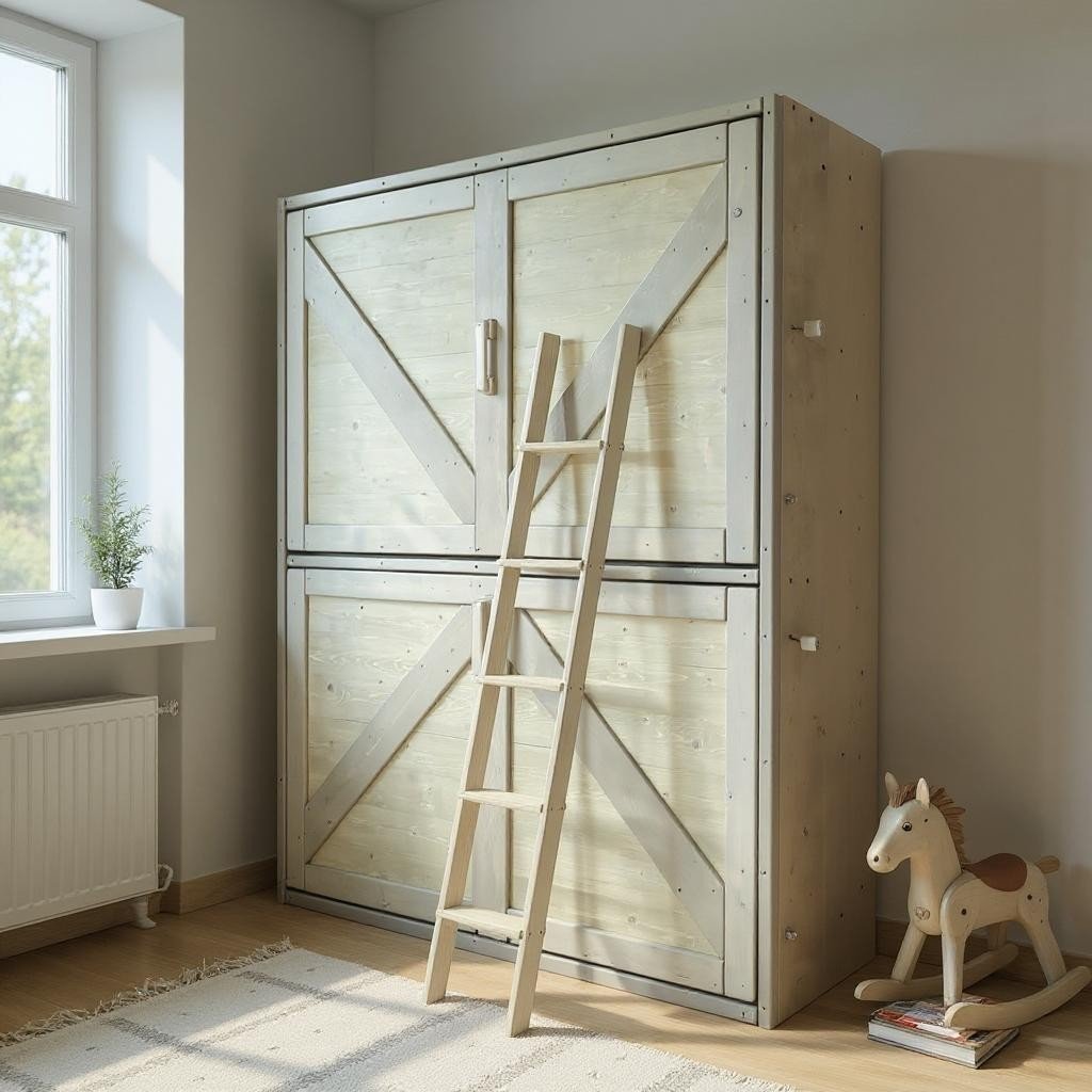 Murphy Bunks - Green Olive - Kootenay Murphy Beds