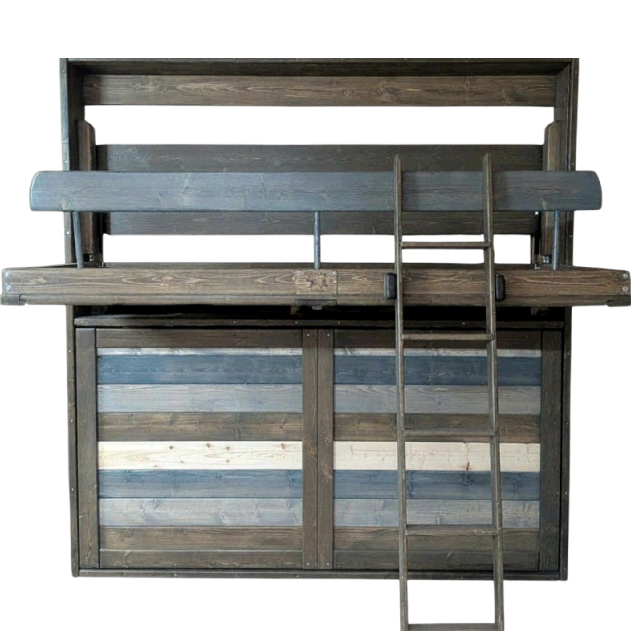 Murphy Bunks - Signature Blue - Kootenay Murphy Beds