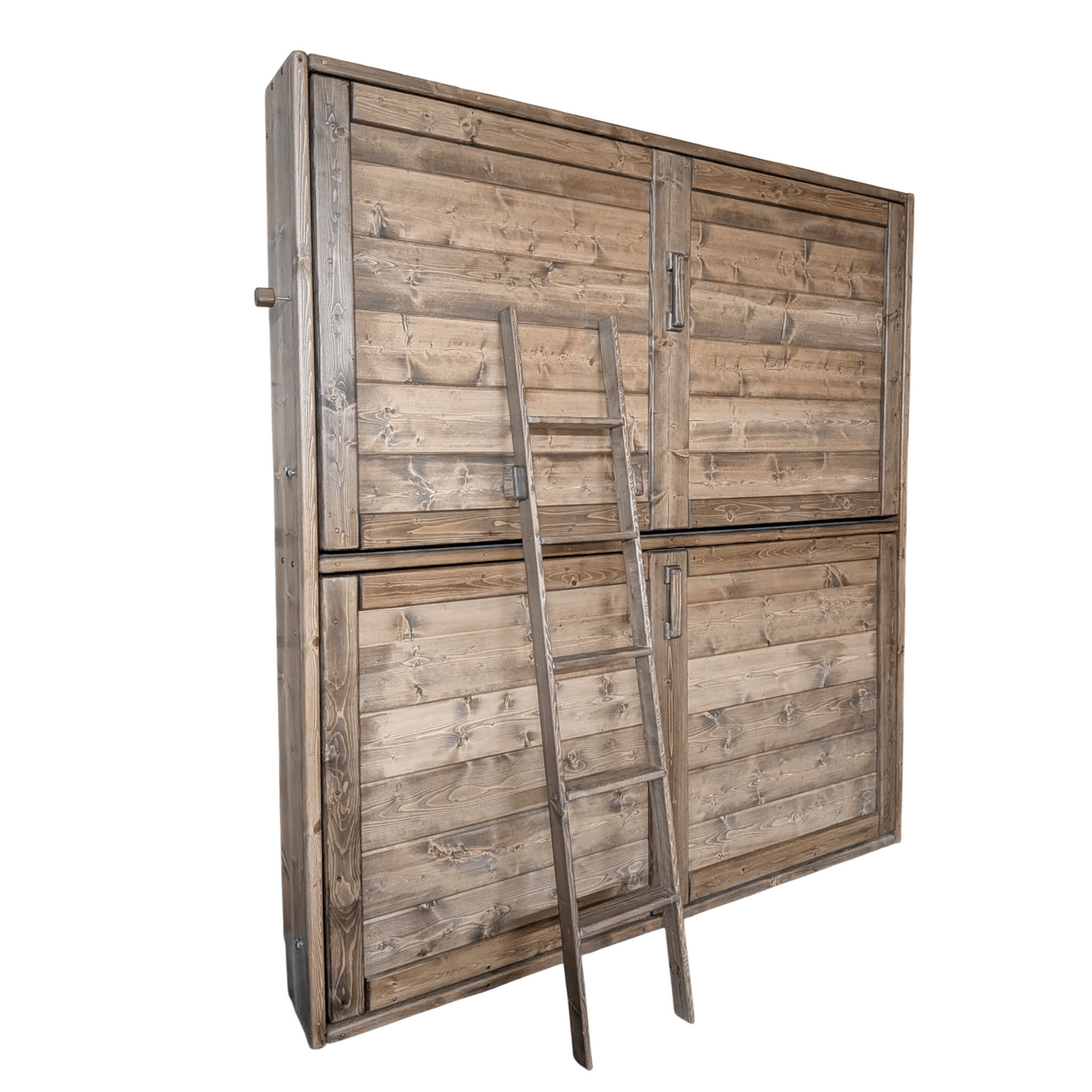 Murphy Bunks - Walnut - Kootenay Murphy Beds