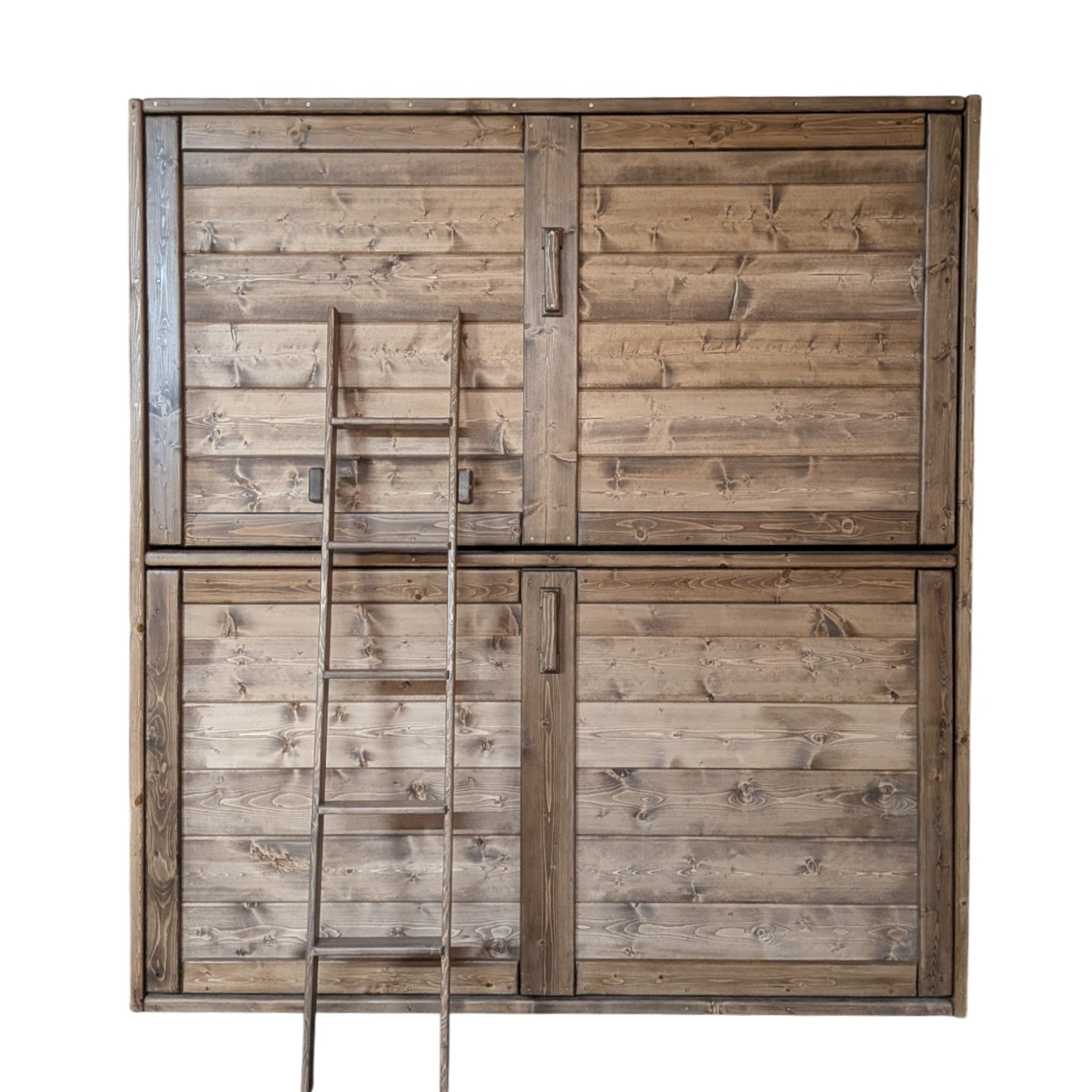 Murphy Bunks - Walnut - Kootenay Murphy Beds