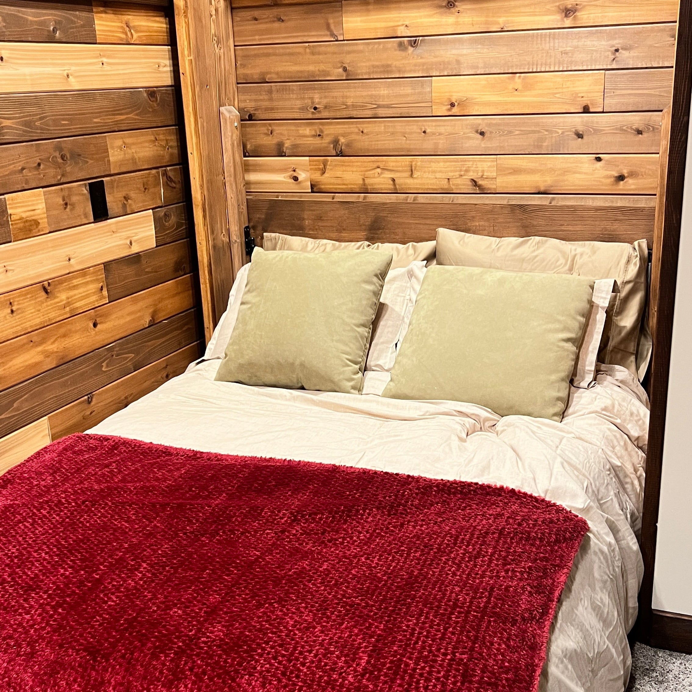 Queen Murphy Bed - Brown Mountains - Kootenay Murphy Beds