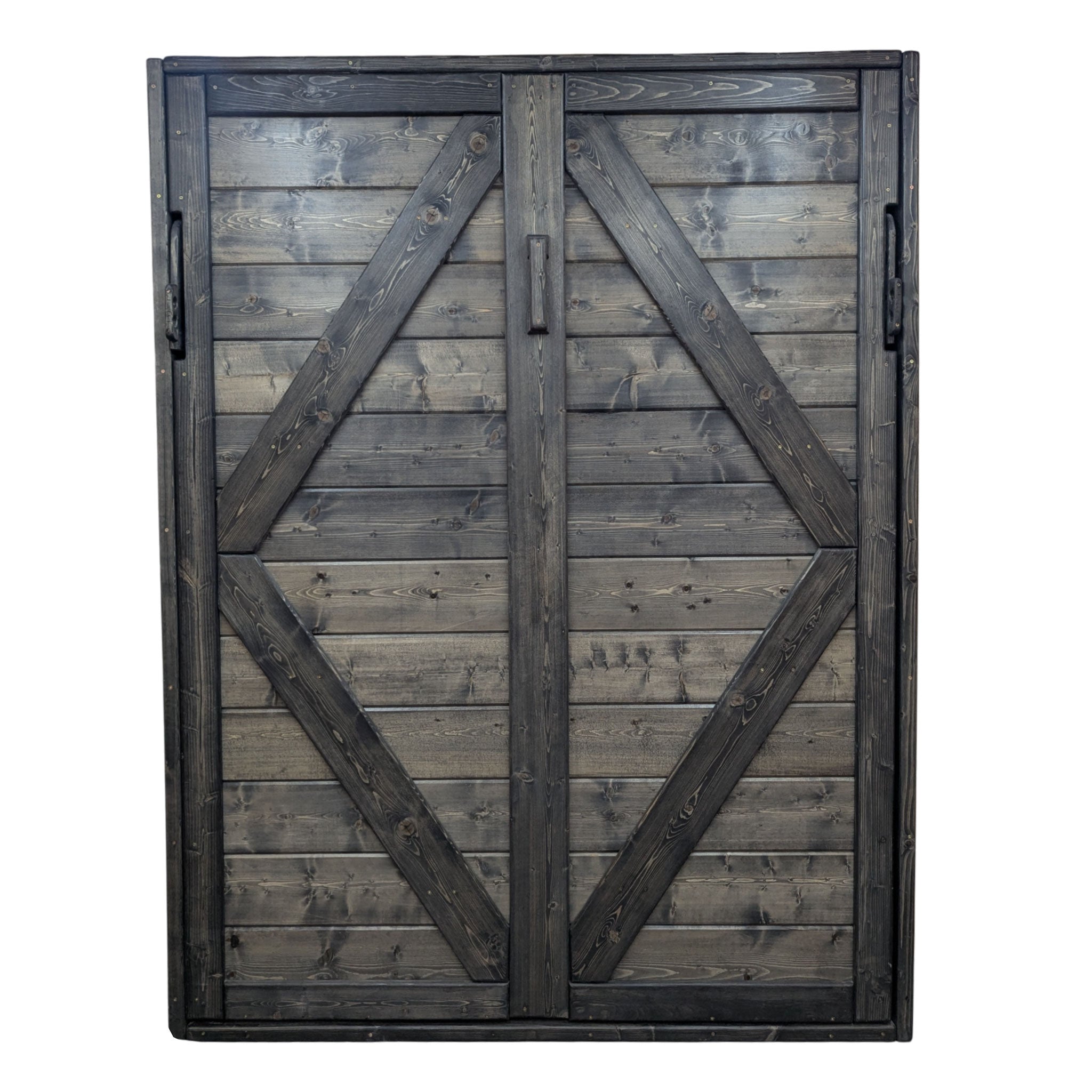 Queen Murphy Bed - Charcoal - Kootenay Murphy Beds