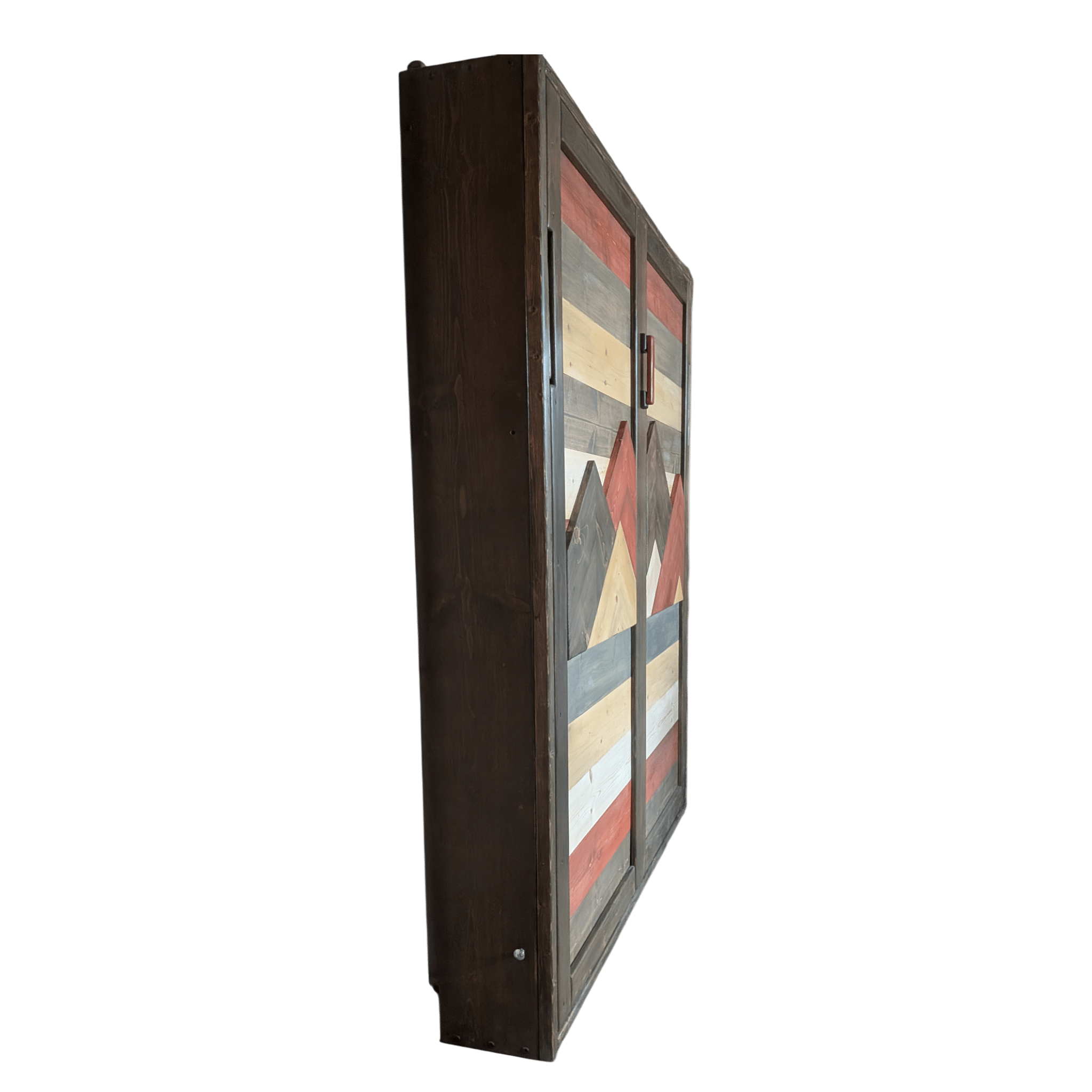 Queen Murphy Bed - Signature Red - Kootenay Murphy Beds