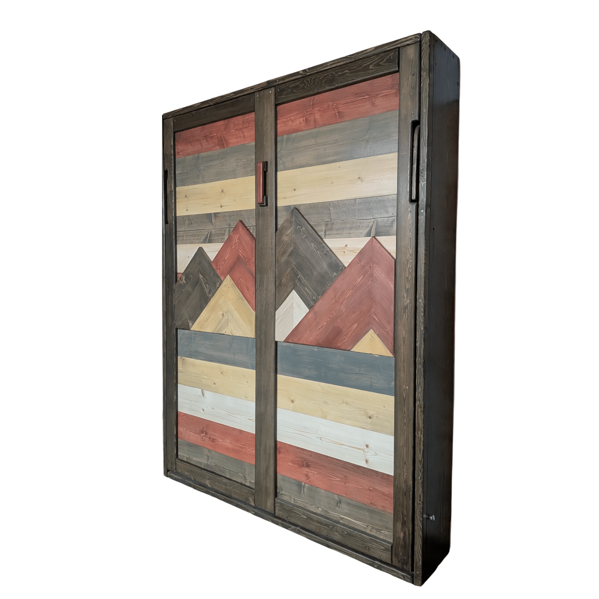 Queen Murphy Bed - Signature Red - Kootenay Murphy Beds