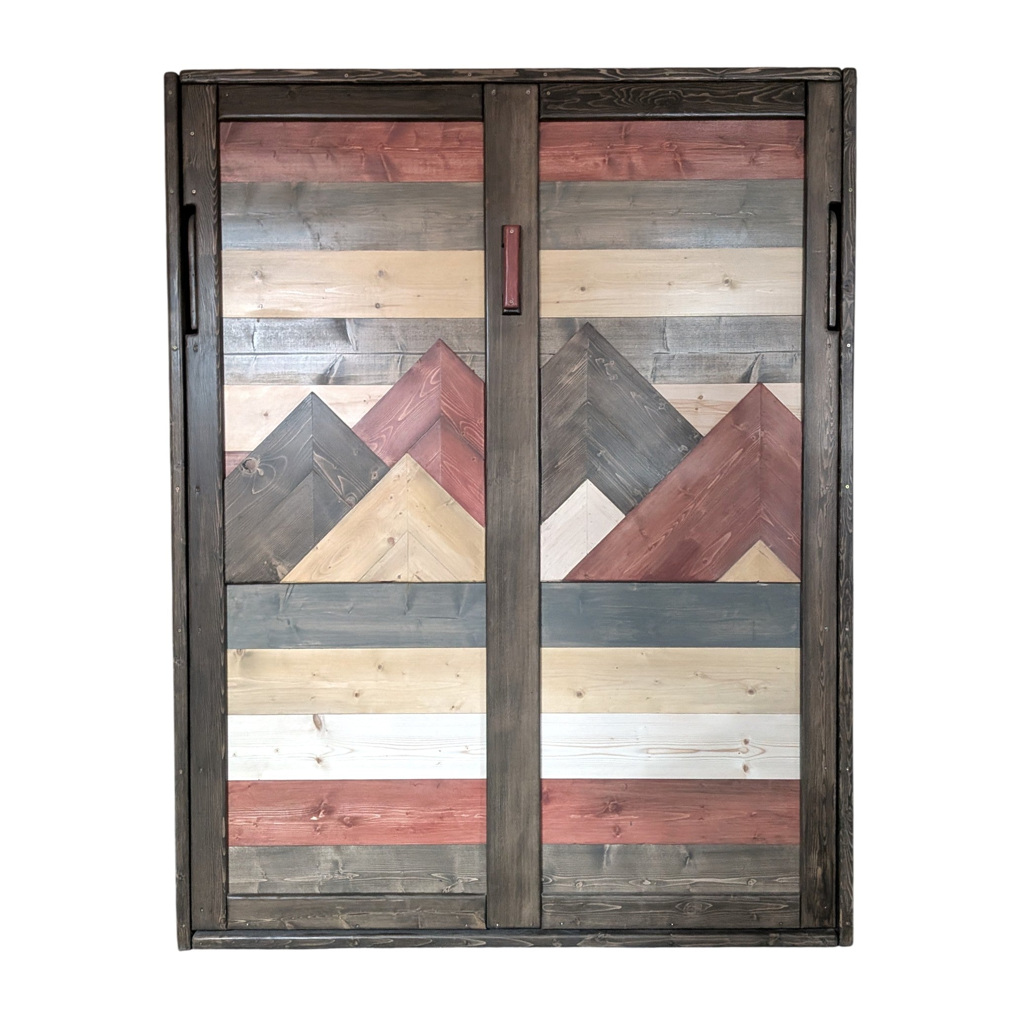 Queen Murphy Bed - Signature Red - Kootenay Murphy Beds