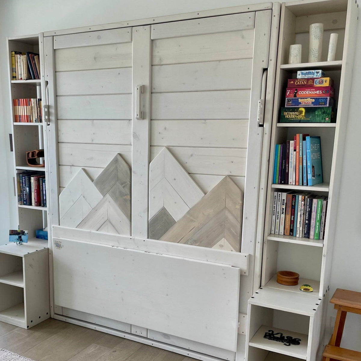 Side Shelf for Vertical Murphy Bed up to 88"High x 24" Width - Kootenay Murphy Beds