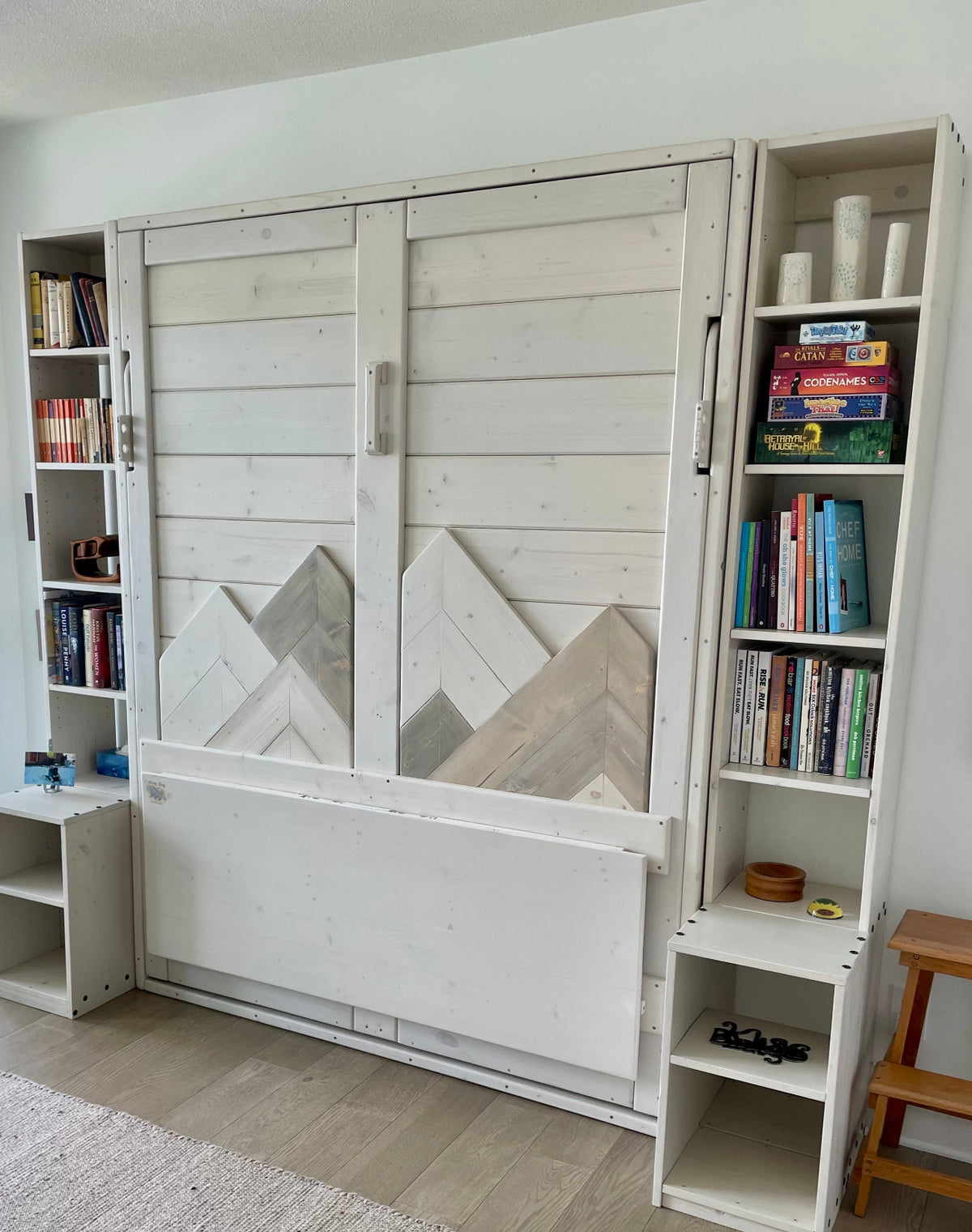 Side Shelf for Vertical Murphy Bed up to 88"H x 24" Width