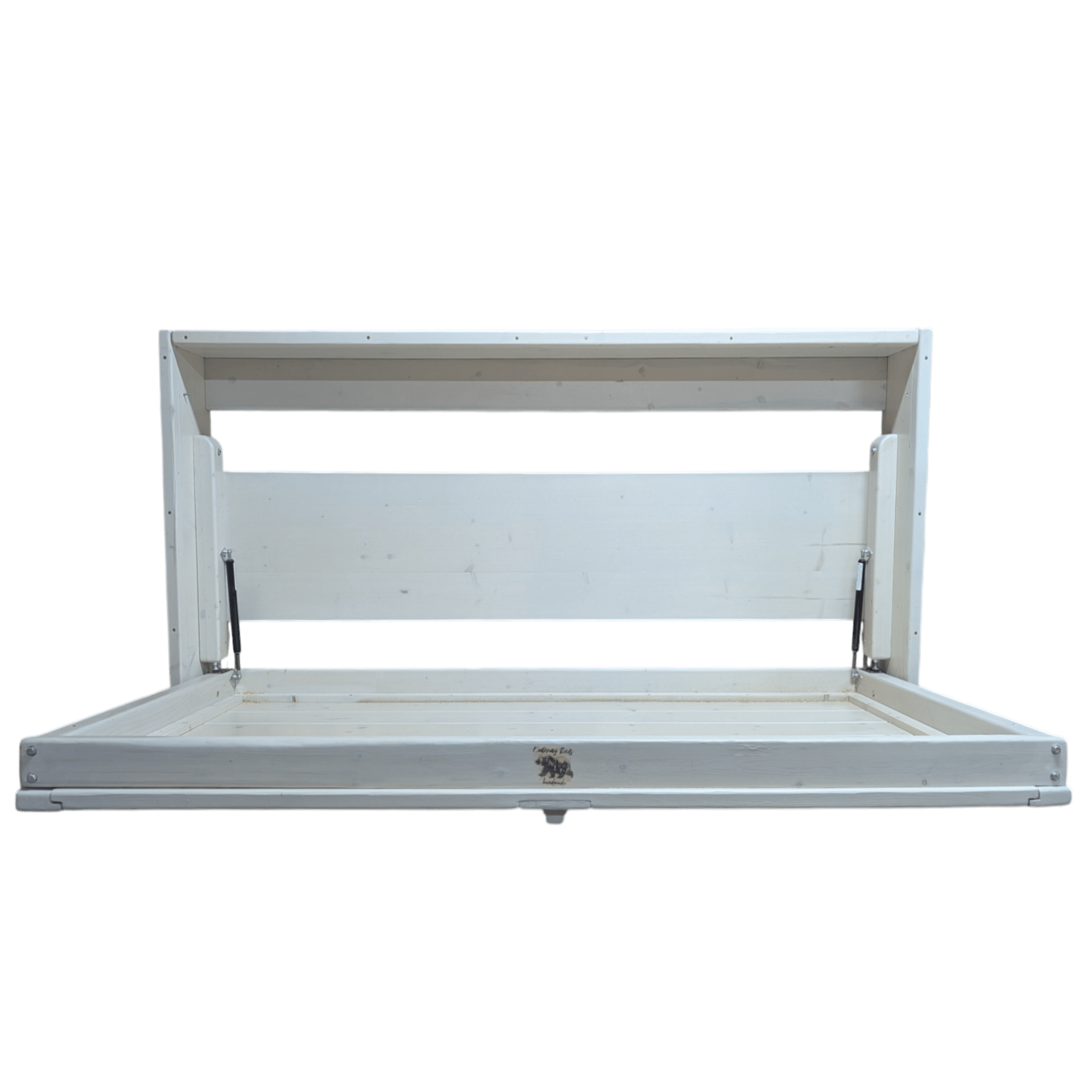 Twin Murphy Bed Horizontal Snowflake - Kootenay Murphy Beds