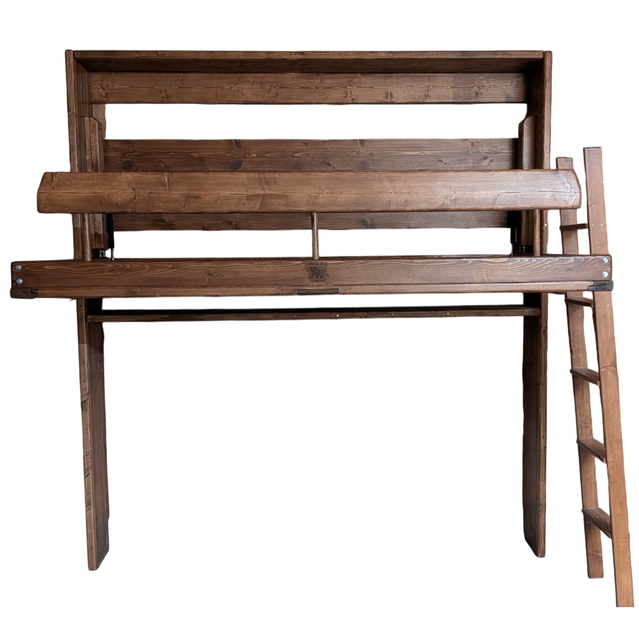 Twin Murphy Loft - American Chestnut - Kootenay Murphy Beds