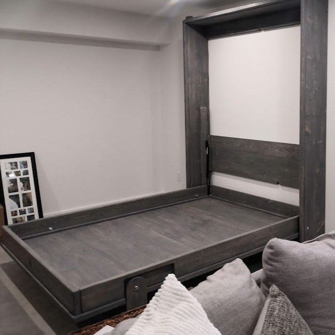 Double Murphy Bed - Blue - Kootenay Murphy Beds