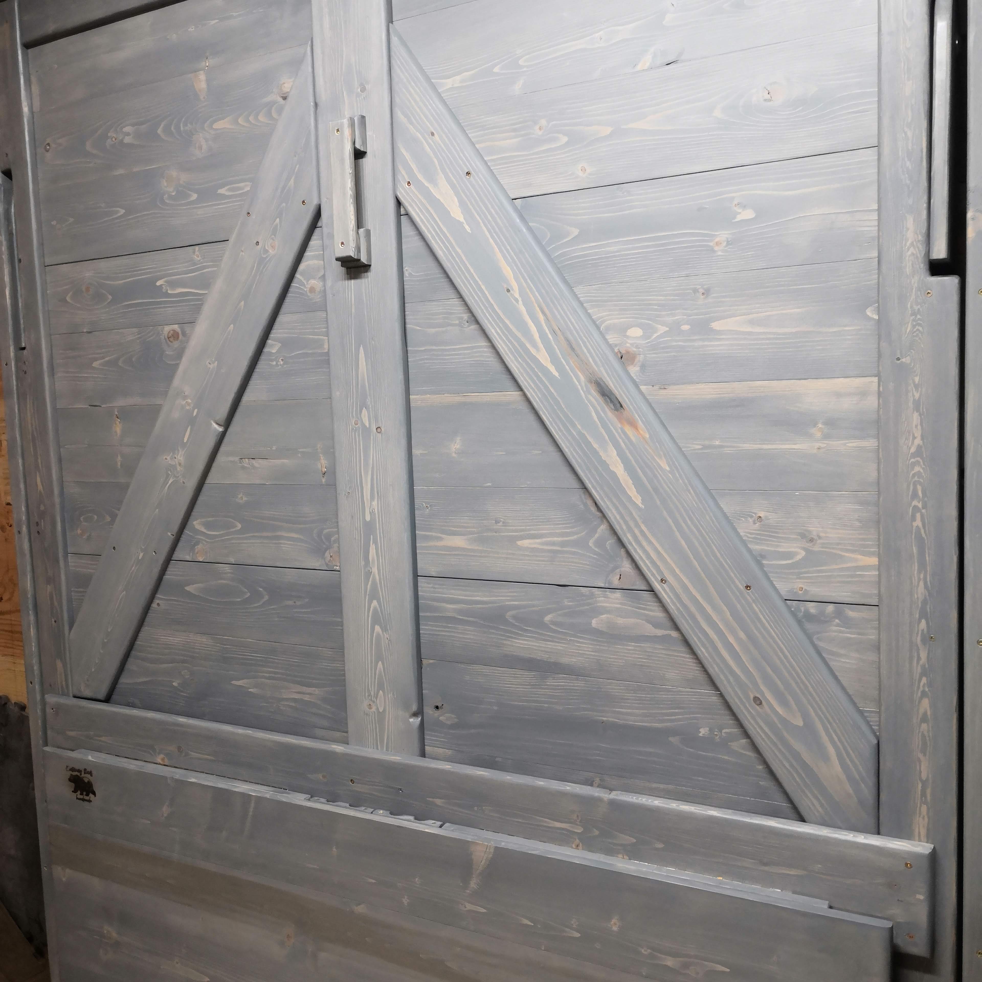 Double Murphy Bed - Blue - Kootenay Murphy Beds