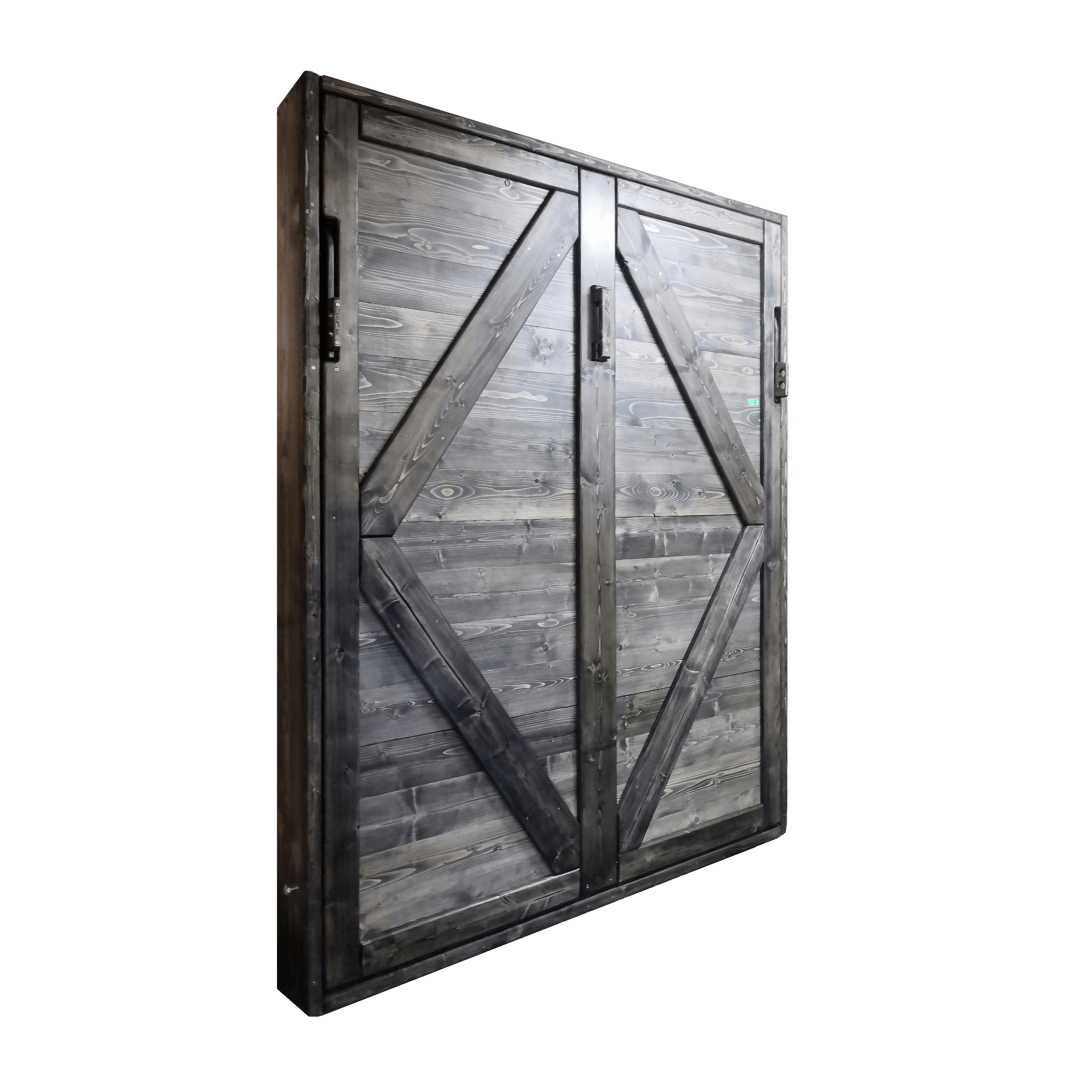 Double Murphy Bed - Charcoal - Kootenay Murphy Beds