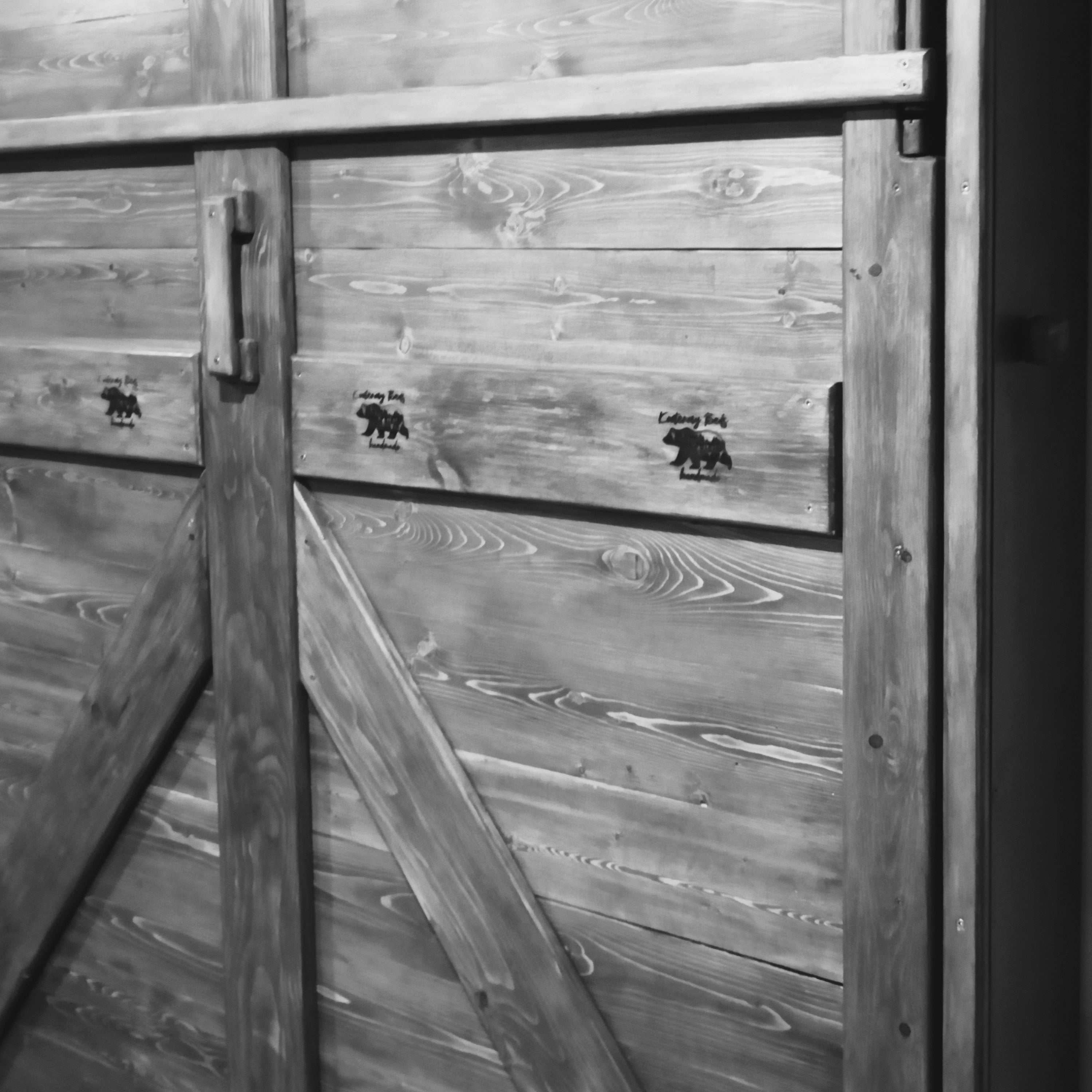 Double Murphy Bed - Charcoal - Kootenay Murphy Beds