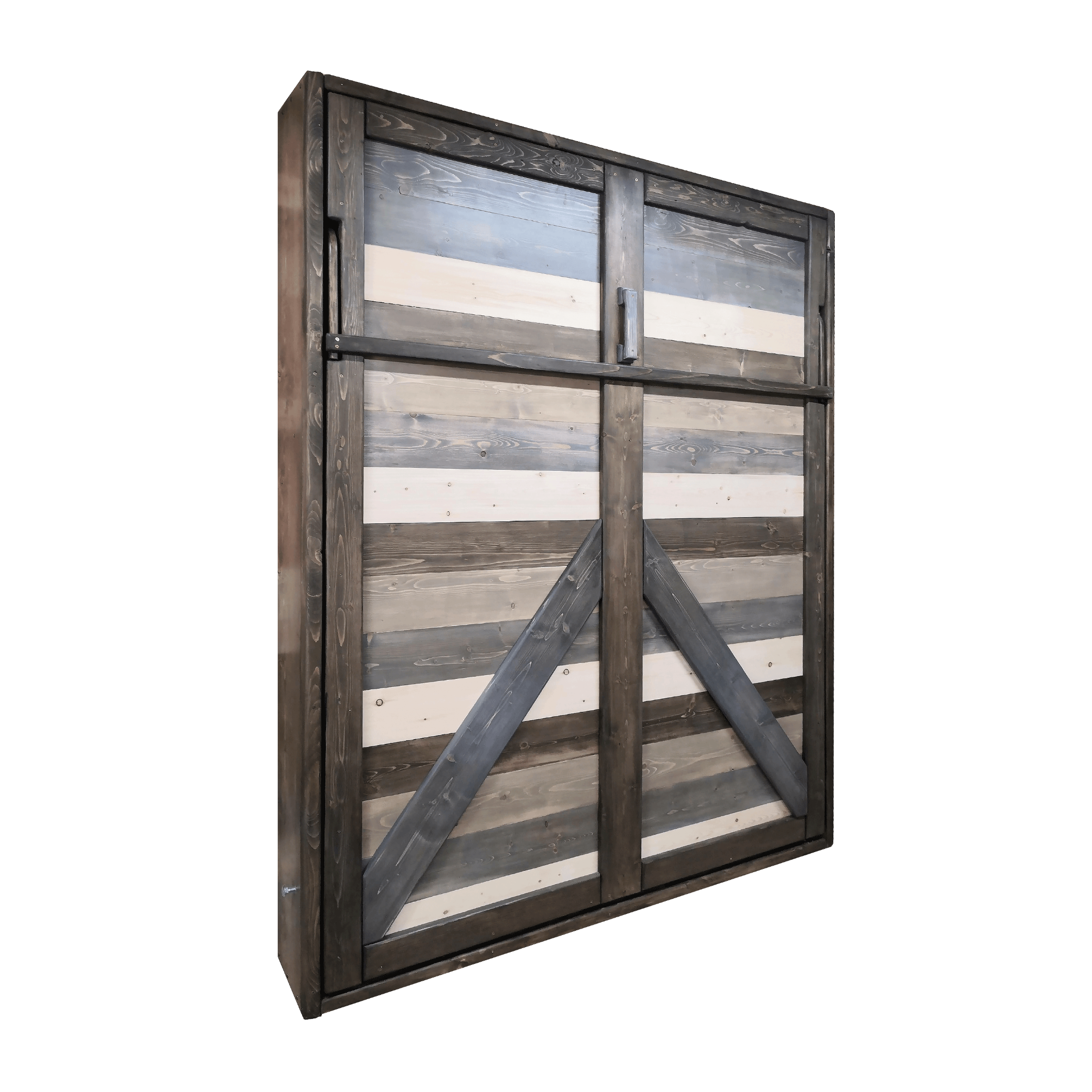 Double Murphy Bed - Signature Blue - Kootenay Murphy Beds