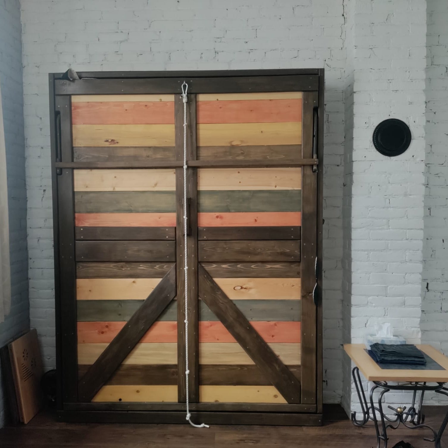 Double Murphy Bed - Signature Red - Kootenay Murphy Beds