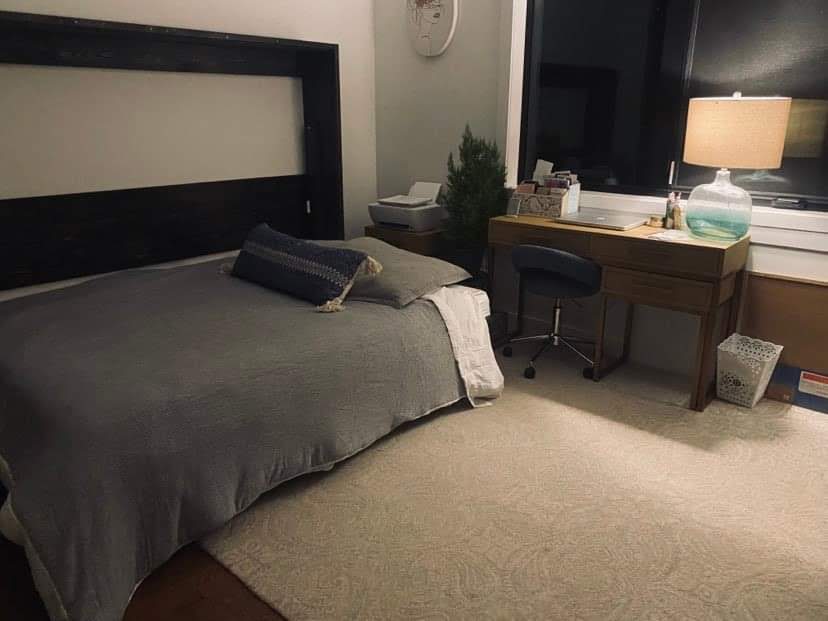 Horizontal Murphy Bed - Charcoal - Kootenay Murphy Beds