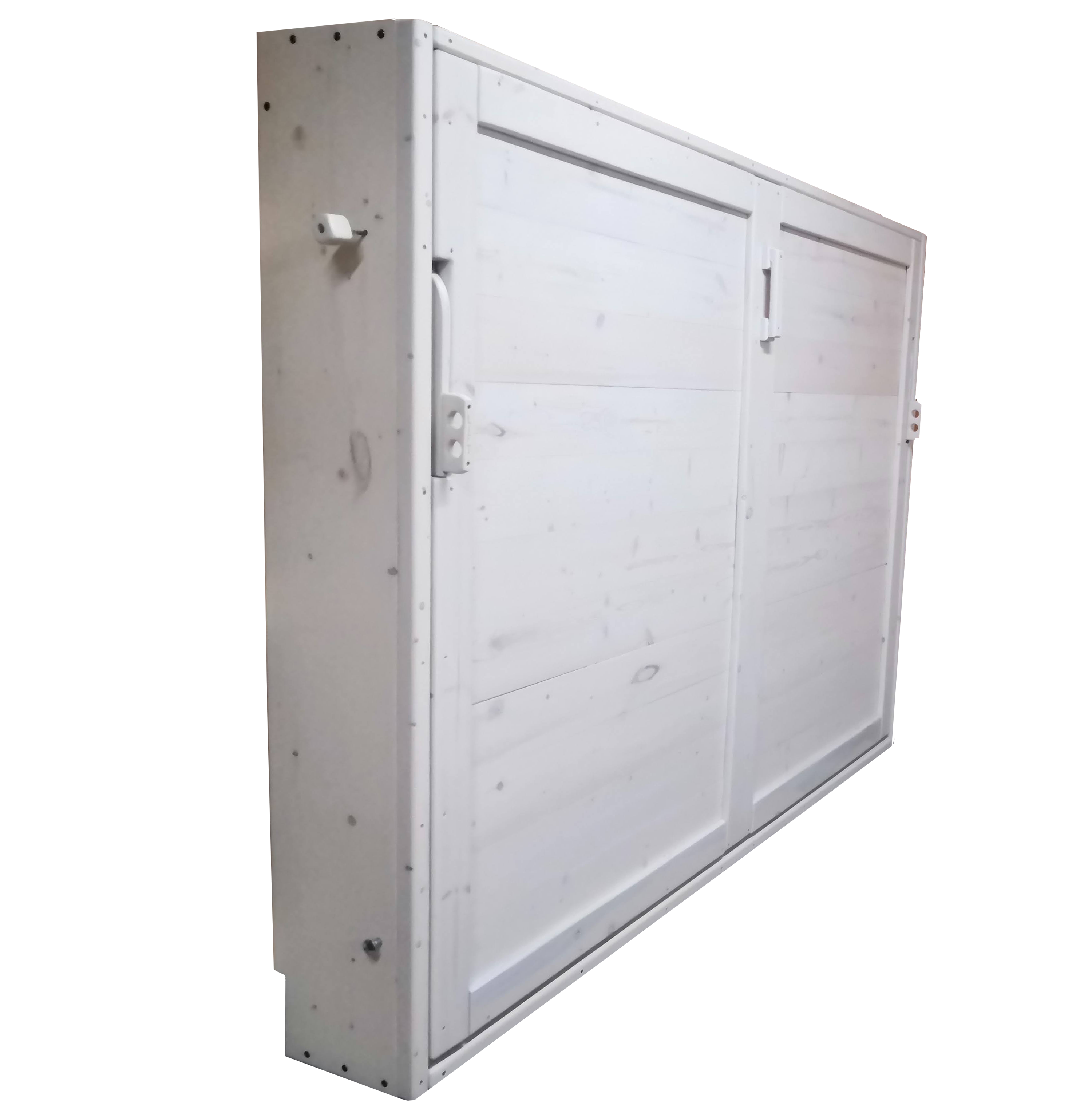 Horizontal Murphy Bed - White