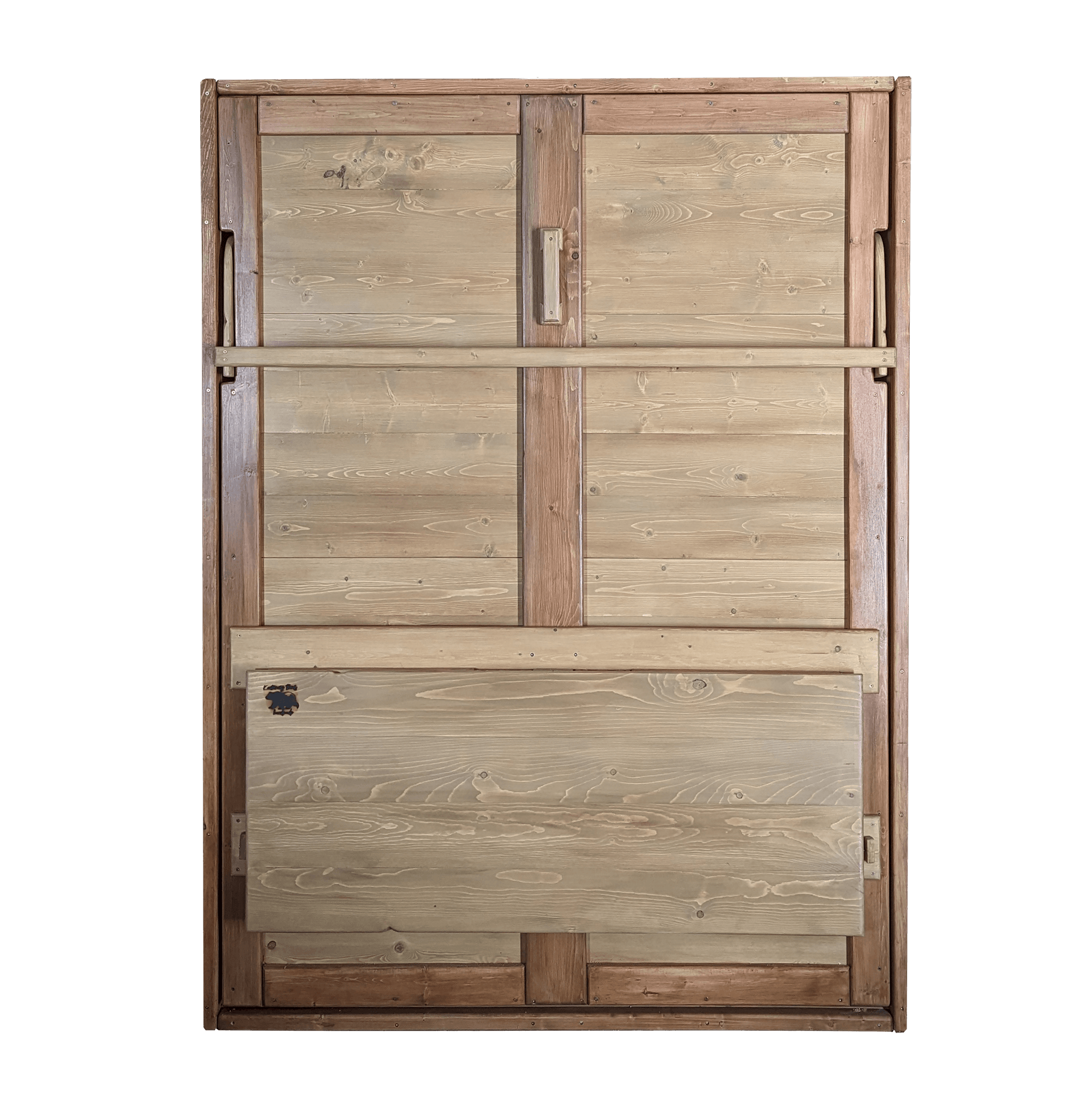 Murphy Bed With Desk - Cedar - Kootenay Murphy Beds