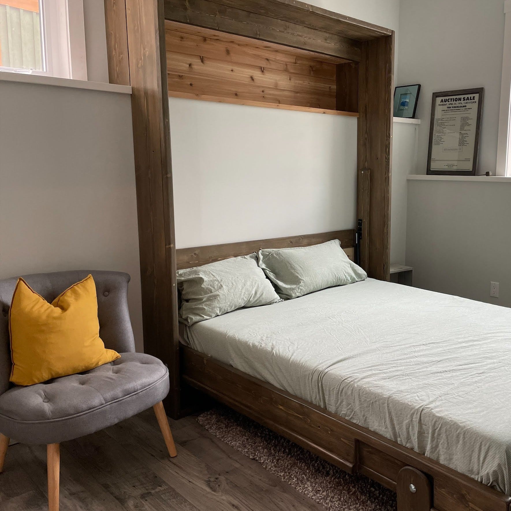 Murphy Bed With Desk - Signature Red
