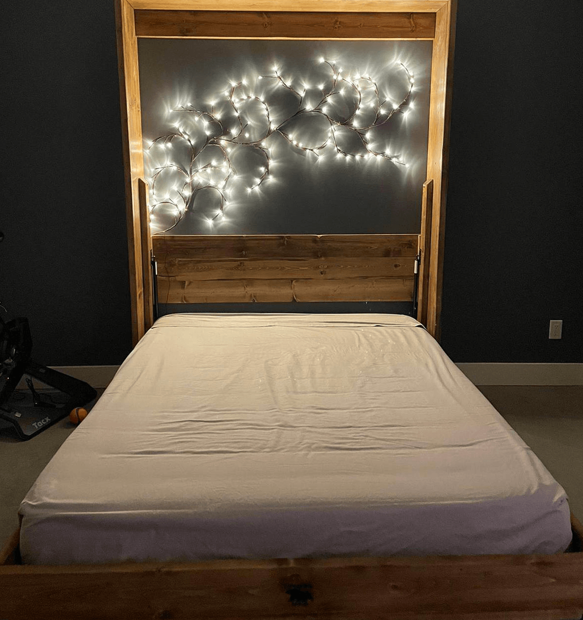 Murphy Bed With Desk - Walnut