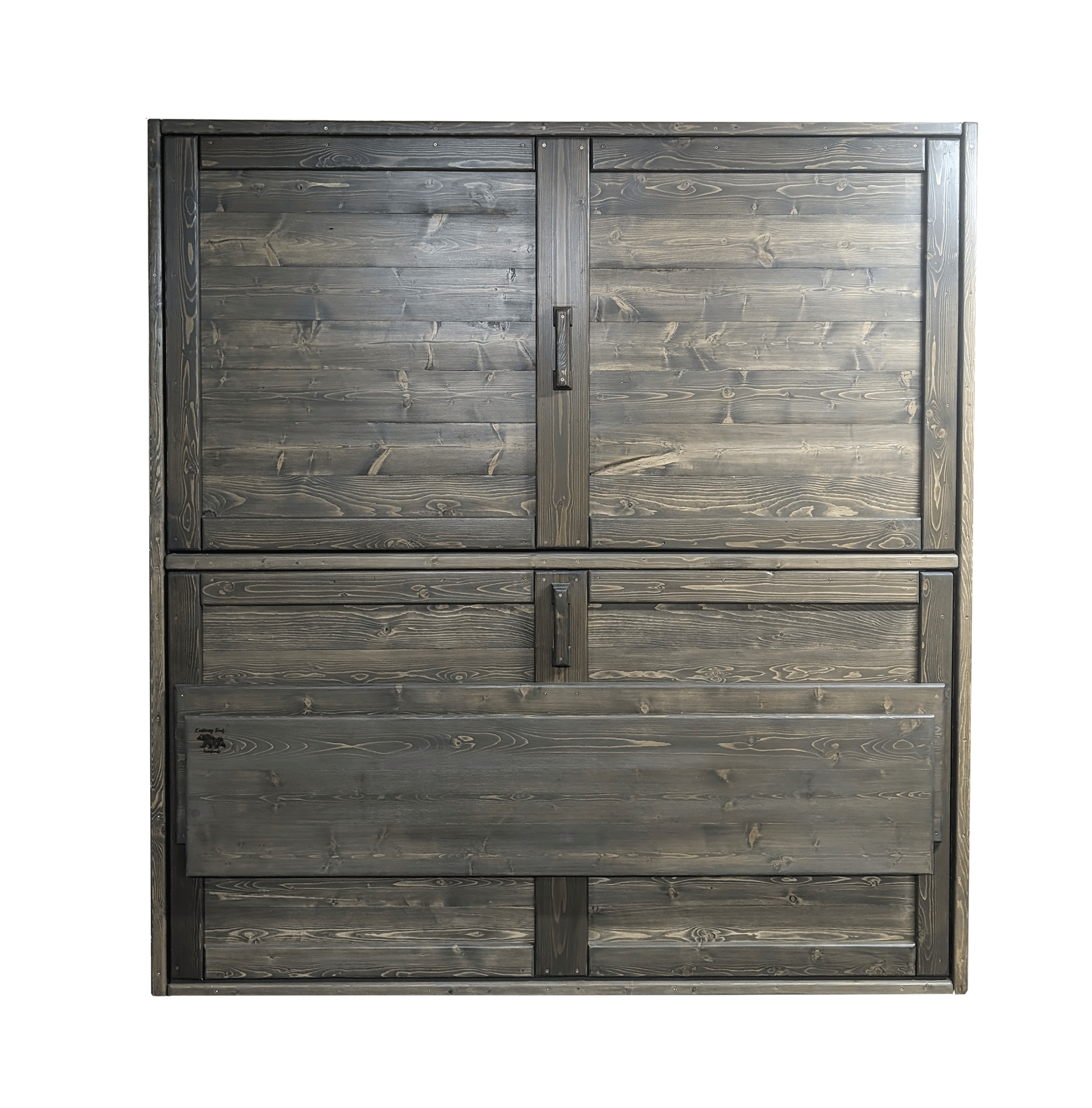 Murphy Bunks - Brown Bark - Kootenay Murphy Beds