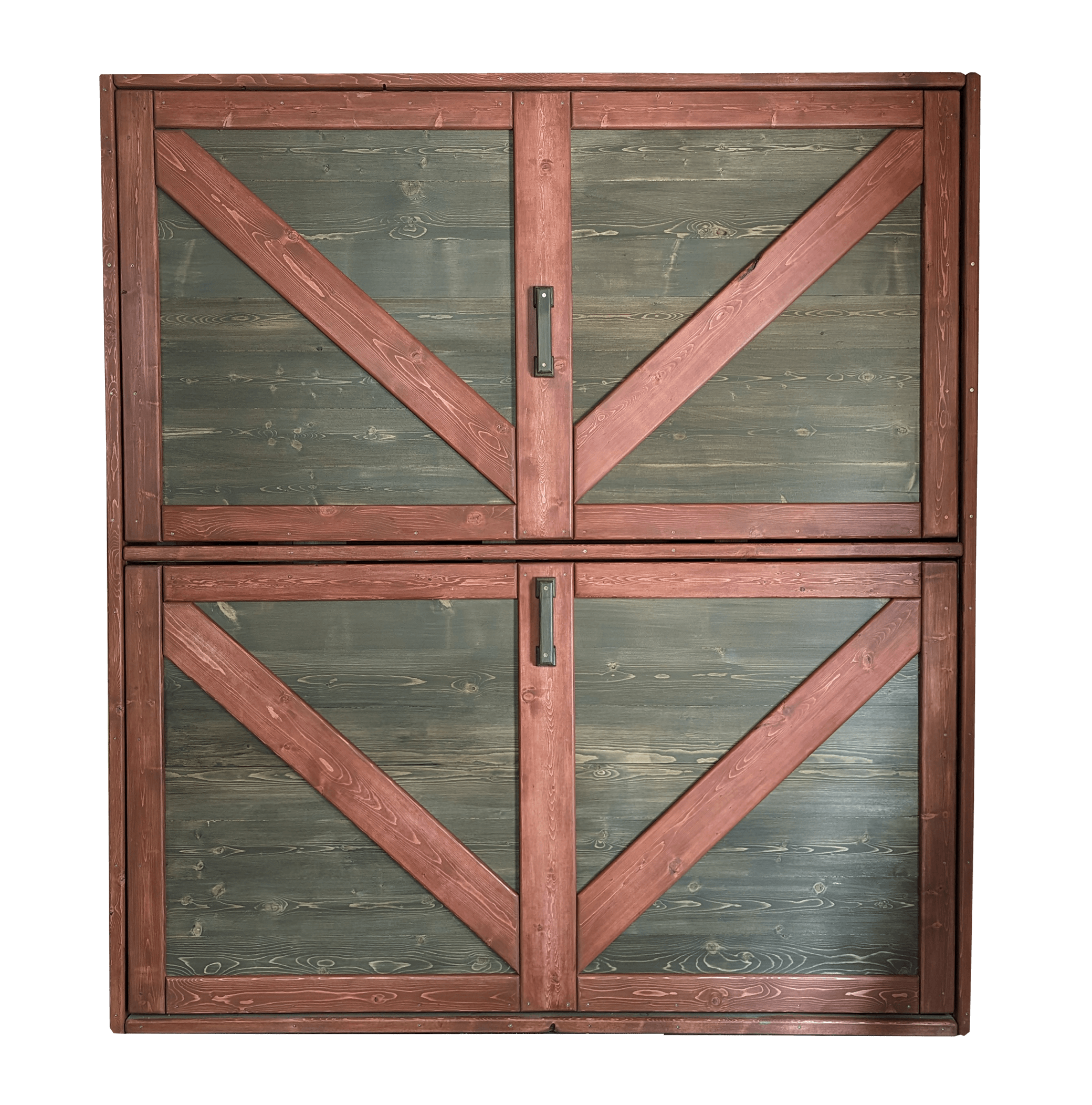 Murphy Bunks - Brown & Terracotta - Kootenay Murphy Beds