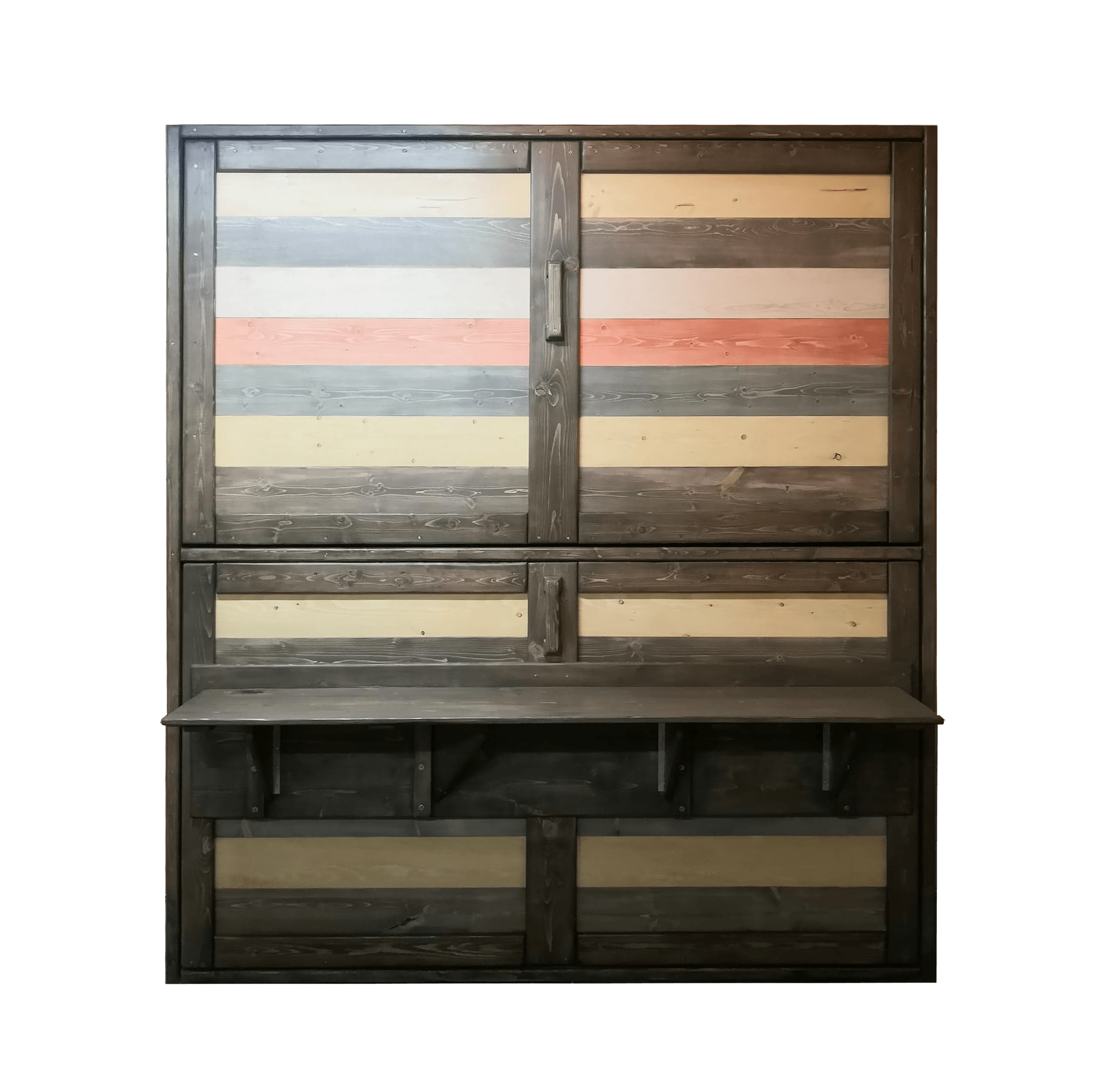 Murphy Bunks - Signature Red - Kootenay Murphy Beds
