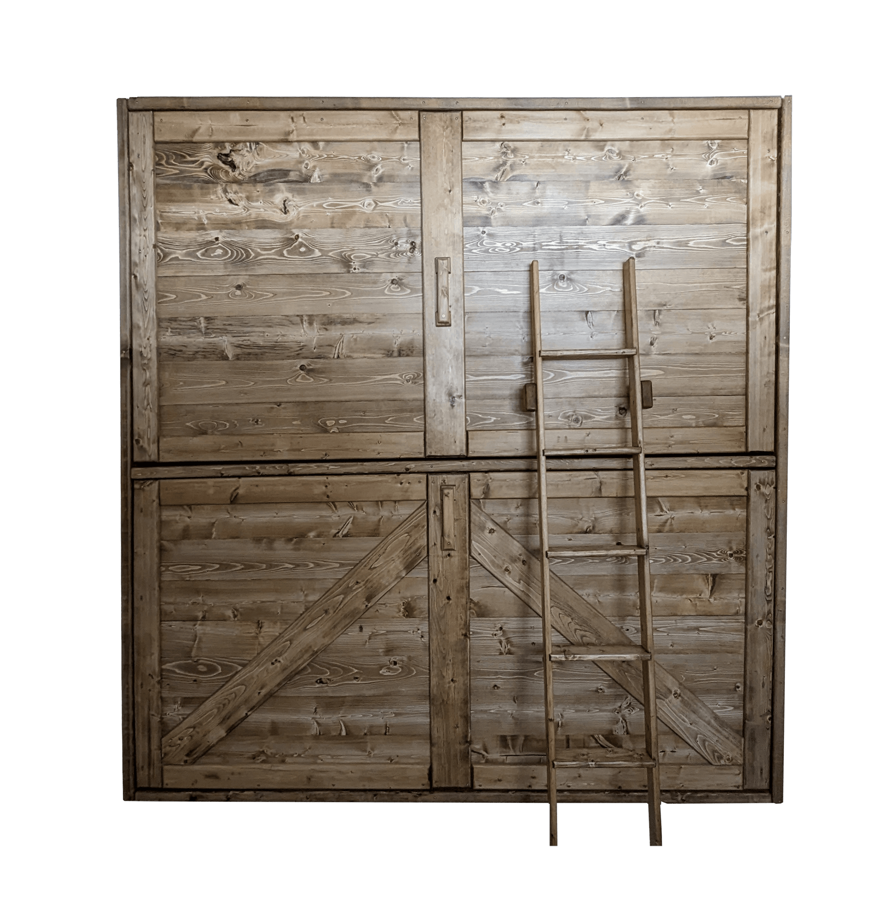 Murphy Bunks - Walnut - Kootenay Murphy Beds