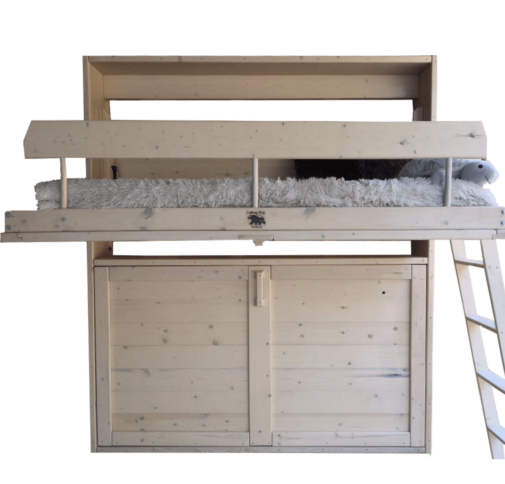Murphy Bunks - White - Kootenay Murphy Beds