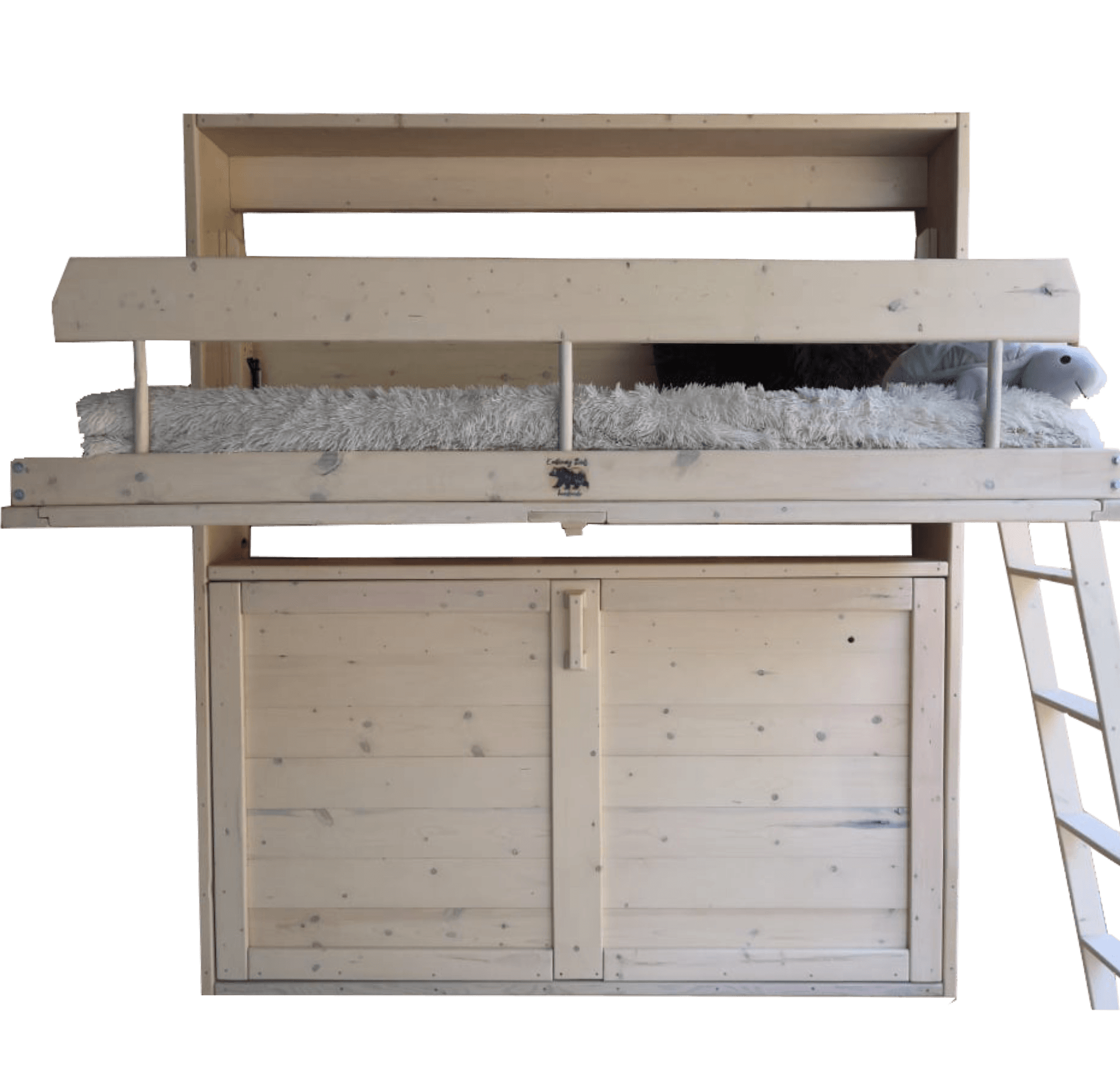 Murphy Bunks - White - Kootenay Murphy Beds