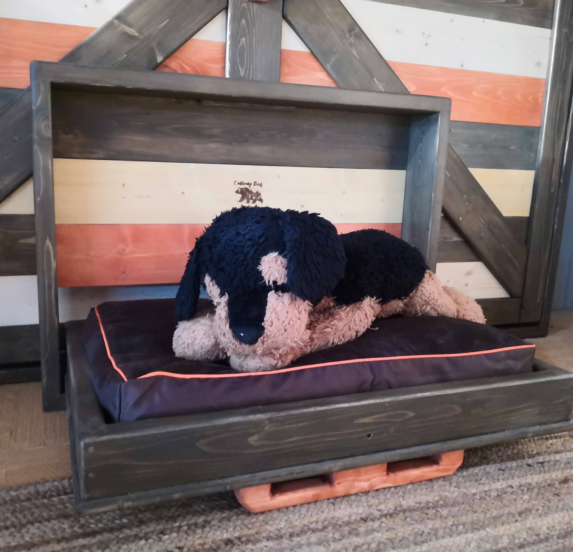 Murphy Dog Bed - Signature Red