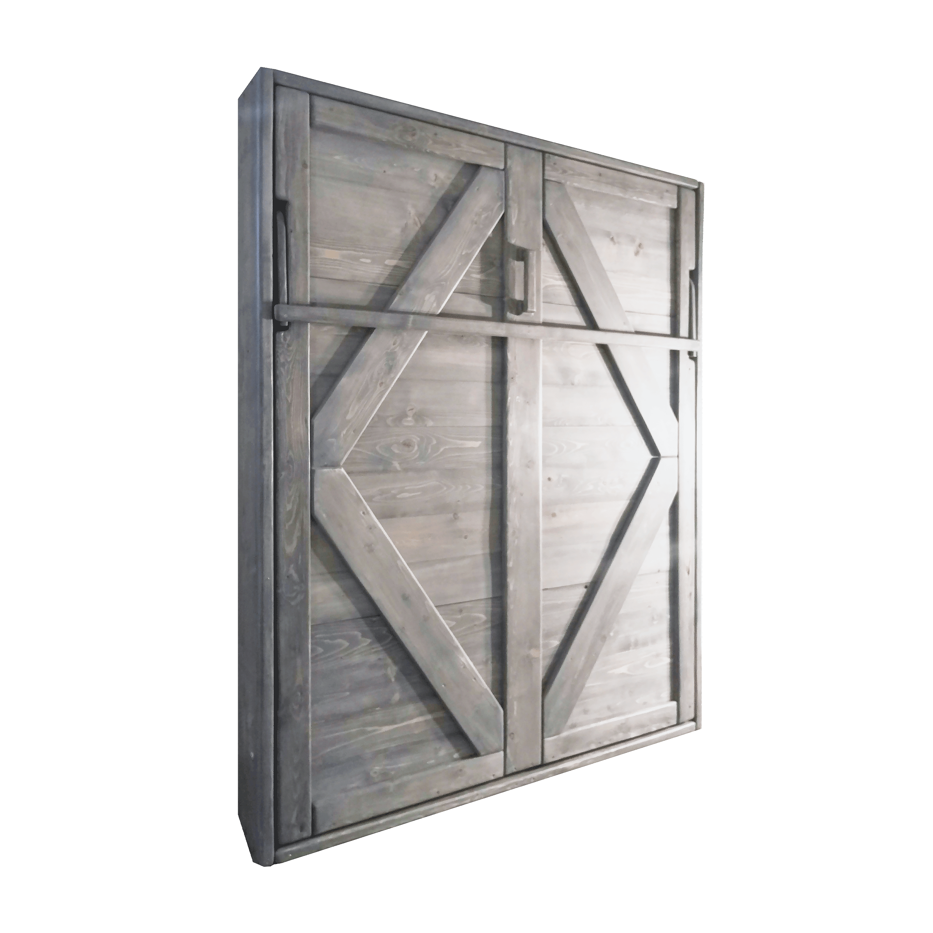 Queen Murphy Bed - Blue