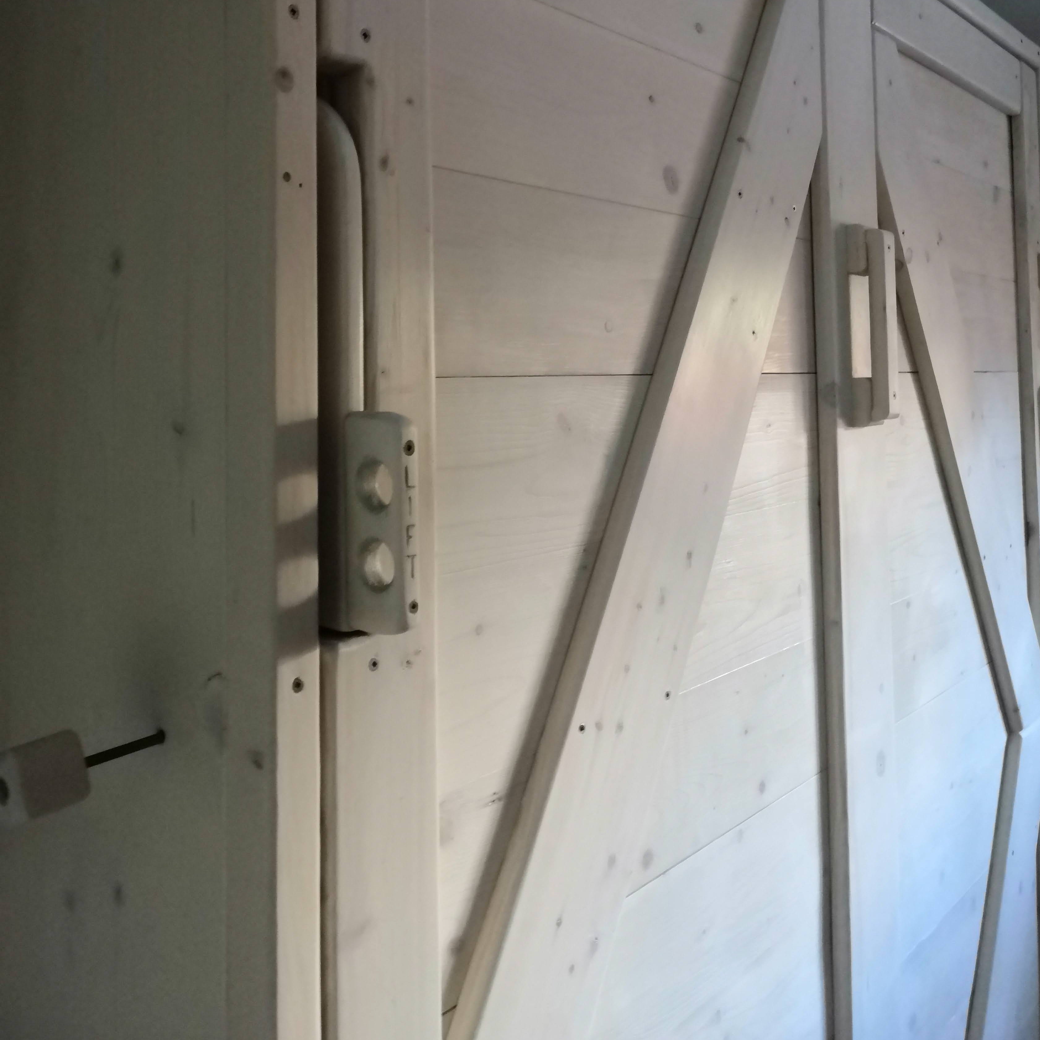 Queen Murphy Bed - White Wash