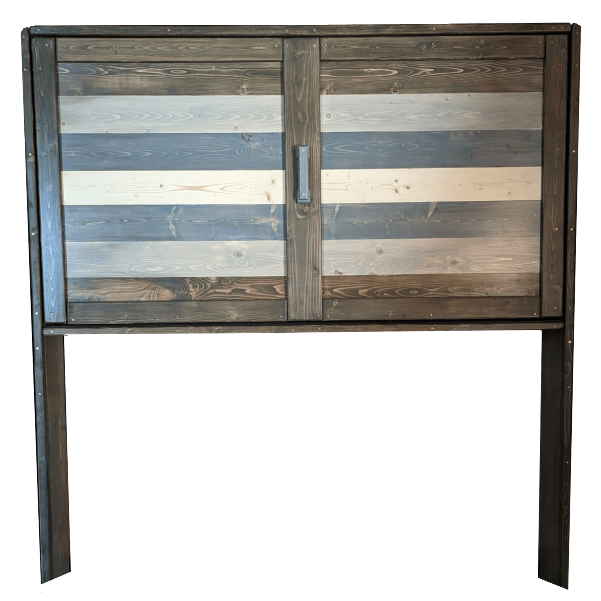 Signature Blue Twin Murphy Loft Bed - Kootenay Murphy Beds