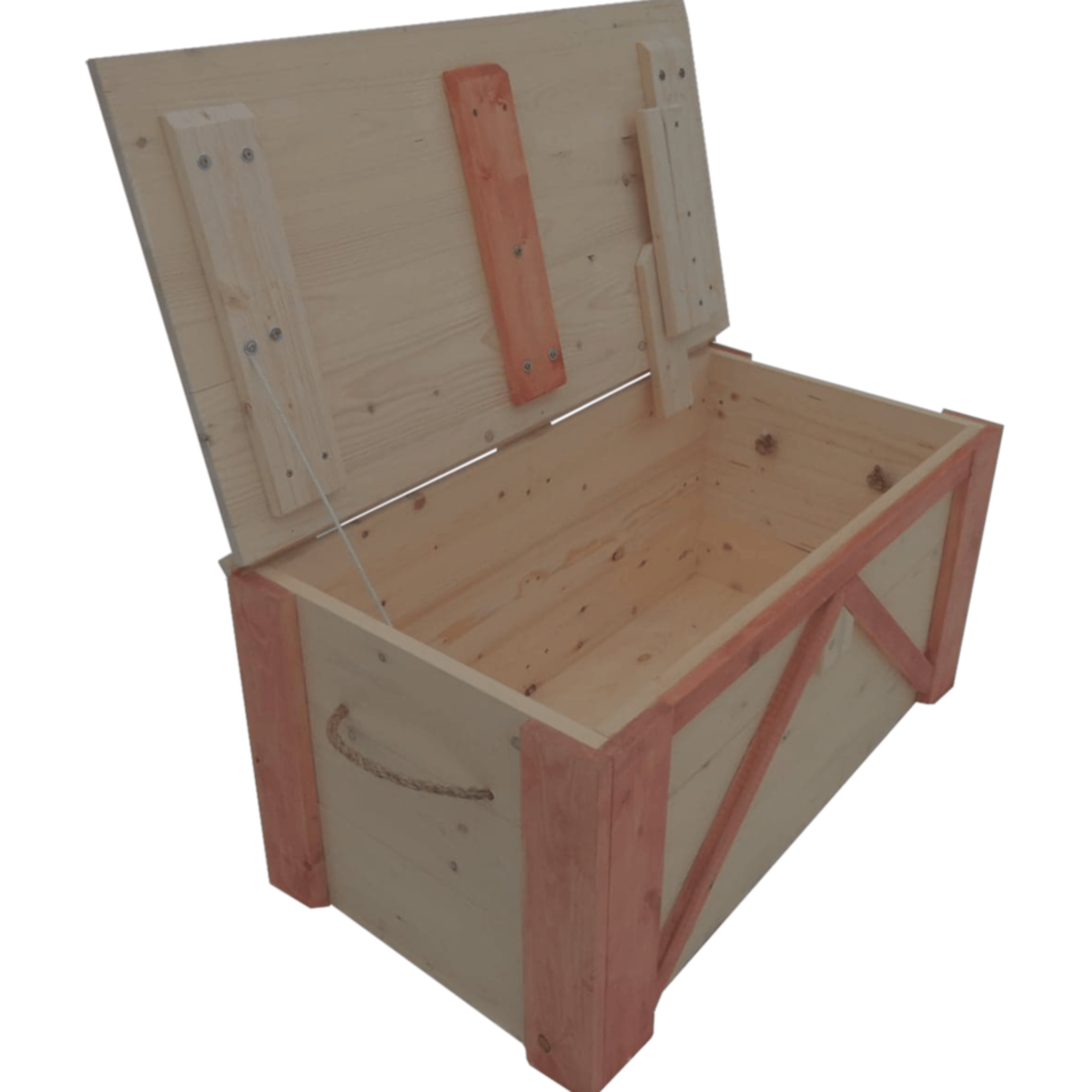 Storage Trunk - Red & White