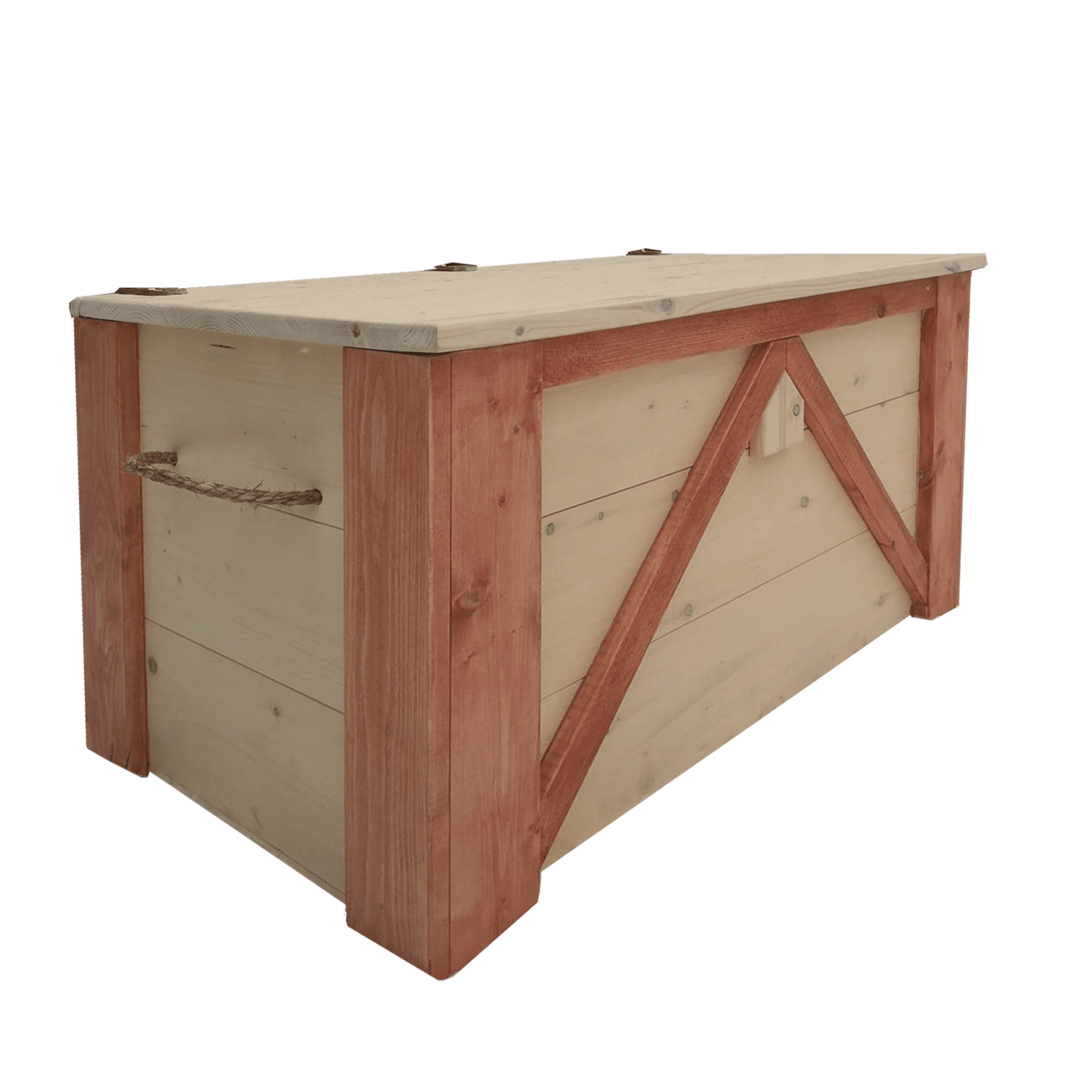 Storage Trunk Red & White