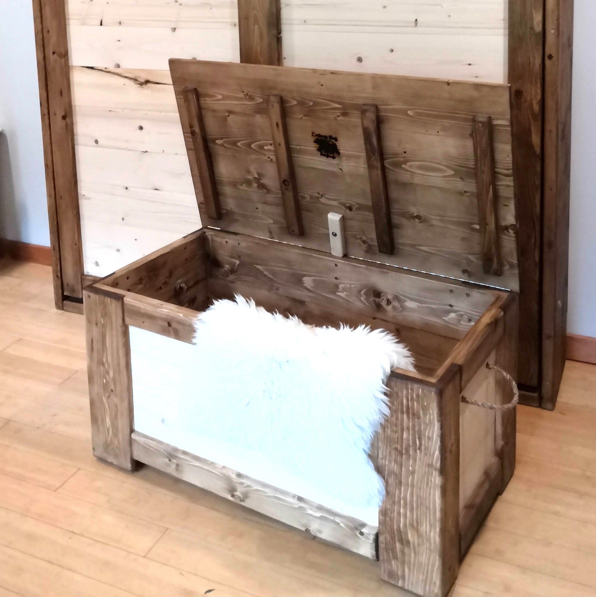 Storage Trunk - Walnut Accents