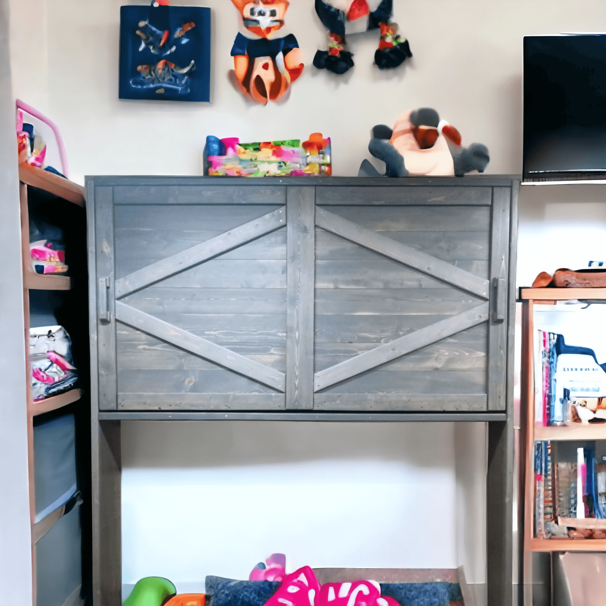 Twin Murphy Loft Bed - Kootenay Murphy Beds