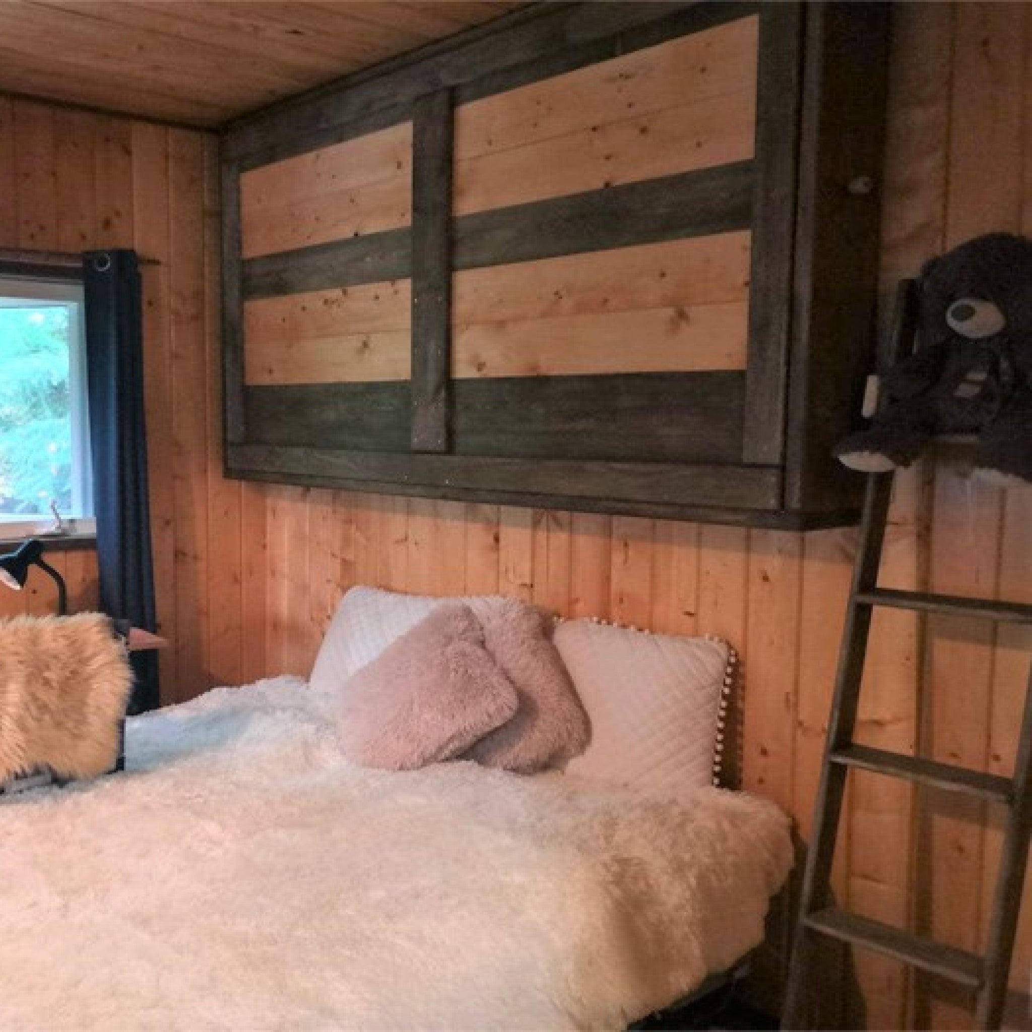 Twin Murphy Loft Bed - Grey Diamond