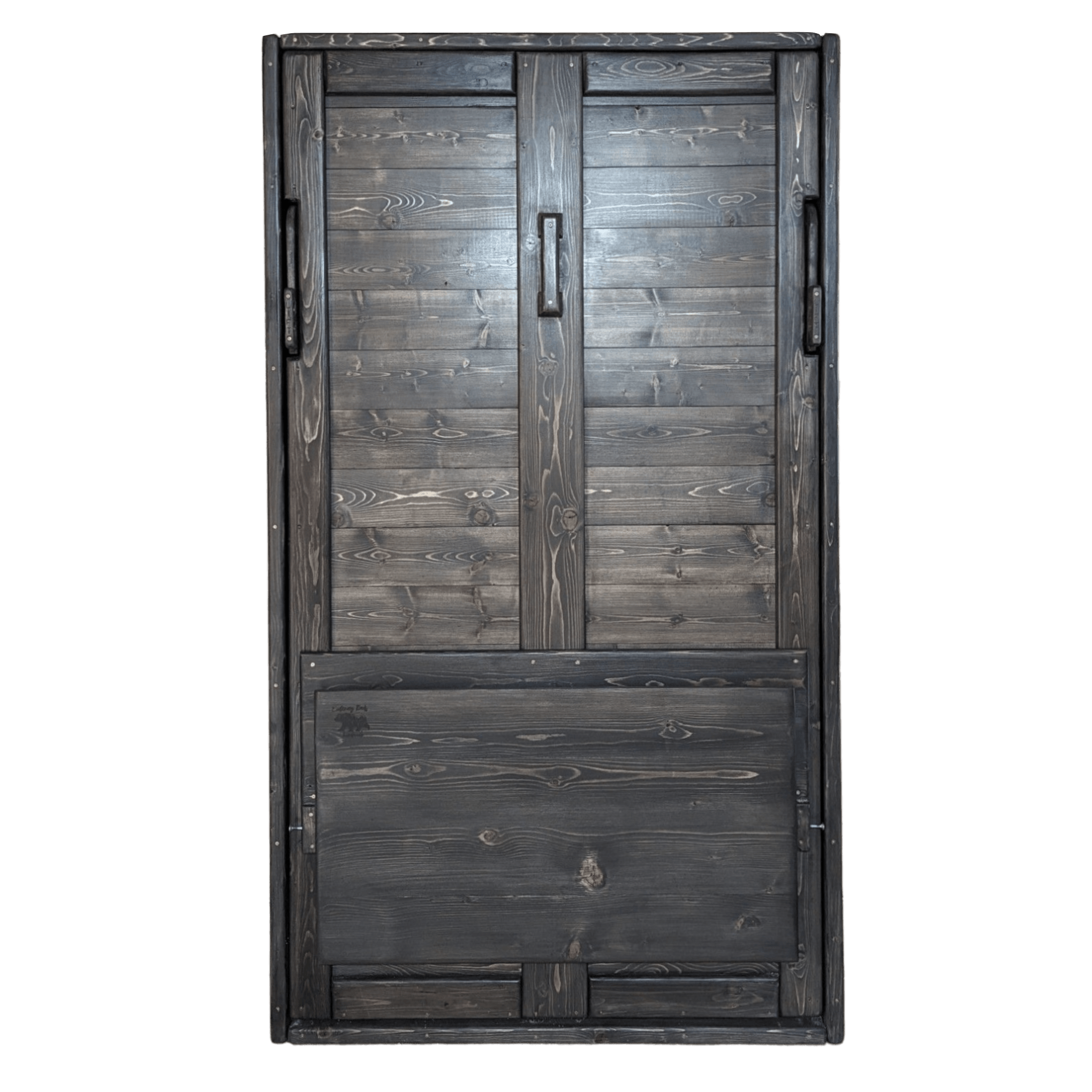 Twin Vertical Murphy Bed - Charcoal - Kootenay Murphy Beds