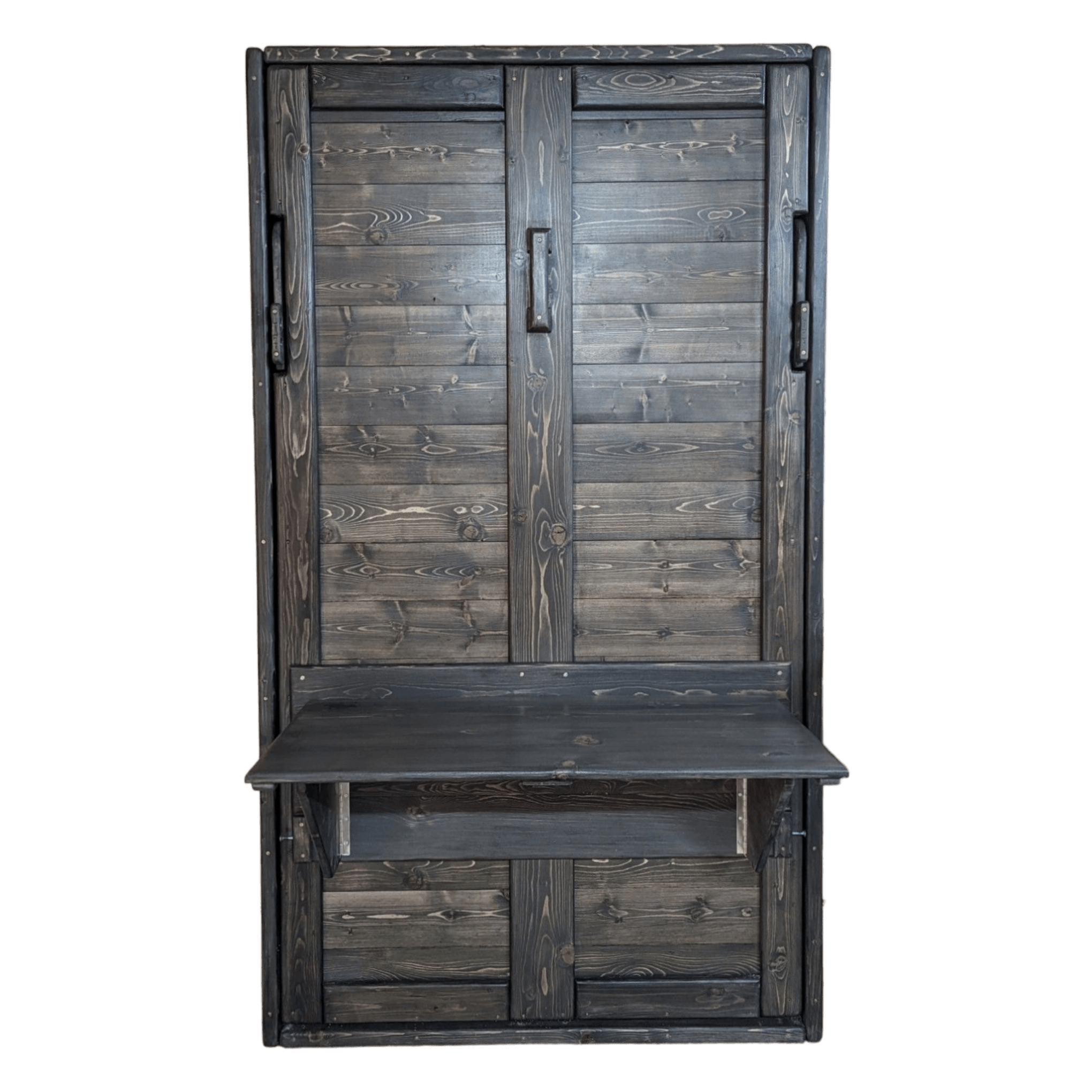 Twin Vertical Murphy Bed - Charcoal - Kootenay Murphy Beds