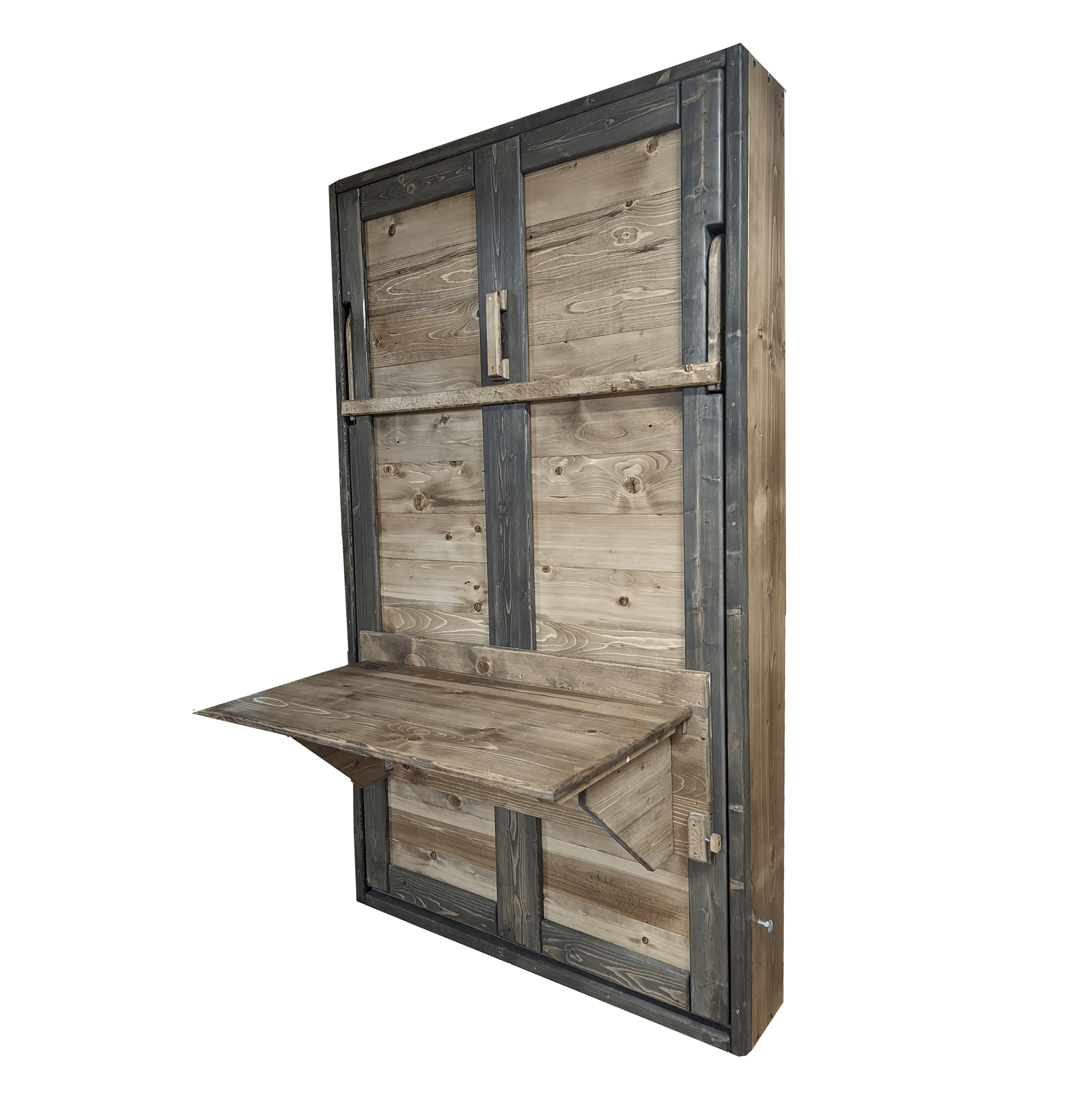 Twin Vertical -Walnut - Kootenay Murphy Beds