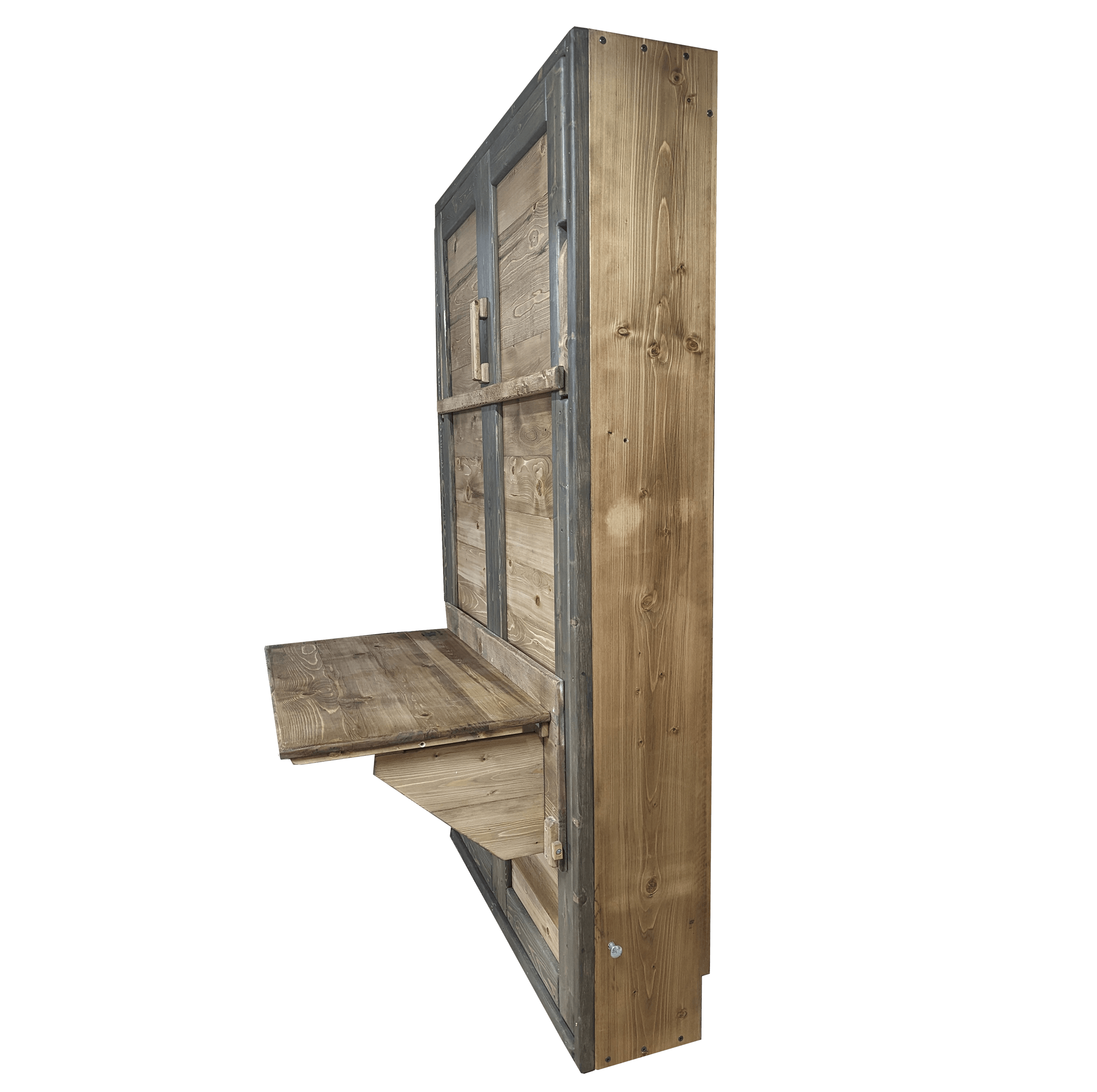 Twin Vertical -Walnut - Kootenay Murphy Beds