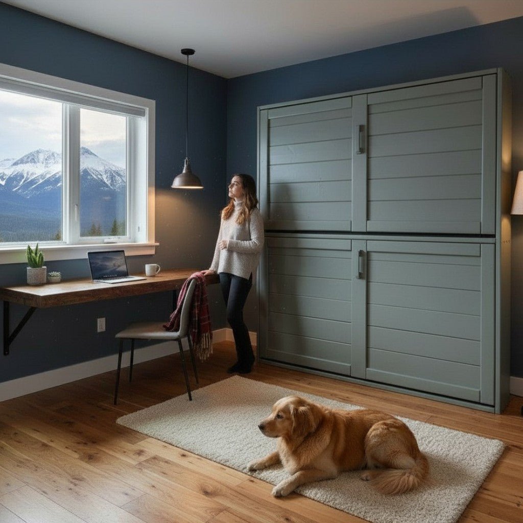 Kootenay Murphy Beds Vertical Bunk Wall Bed System - Kootenay Murphy Beds