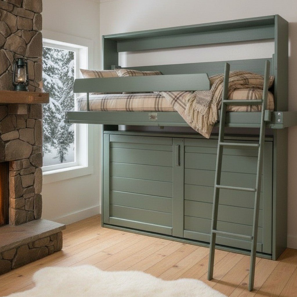 Kootenay Murphy Beds Vertical Bunk Wall Bed System - Kootenay Murphy Beds