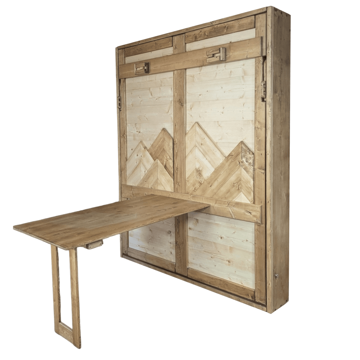 Oak Mountains Murphy Bed With Dinner Table | Maximize Your Space For ...